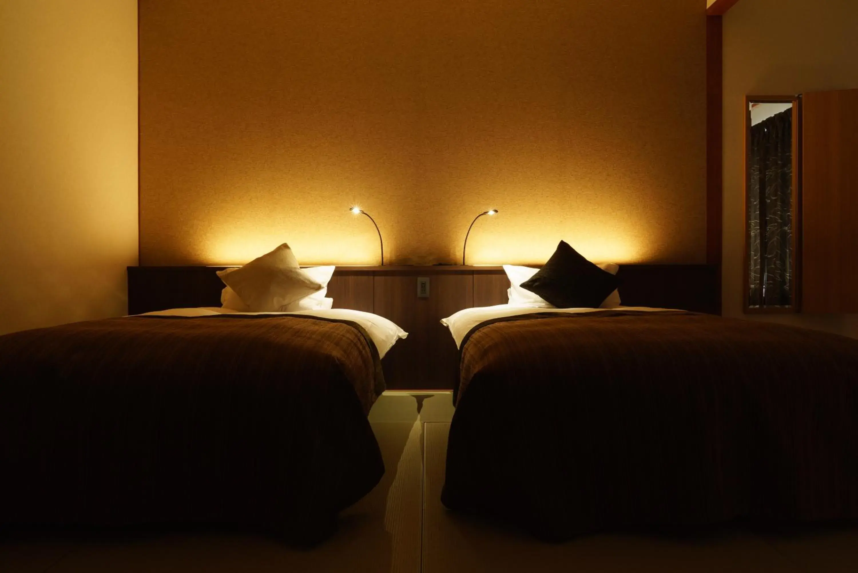 Bed in Kintarou Onsen Hotel Bed in Kintarou Onsen Hotel