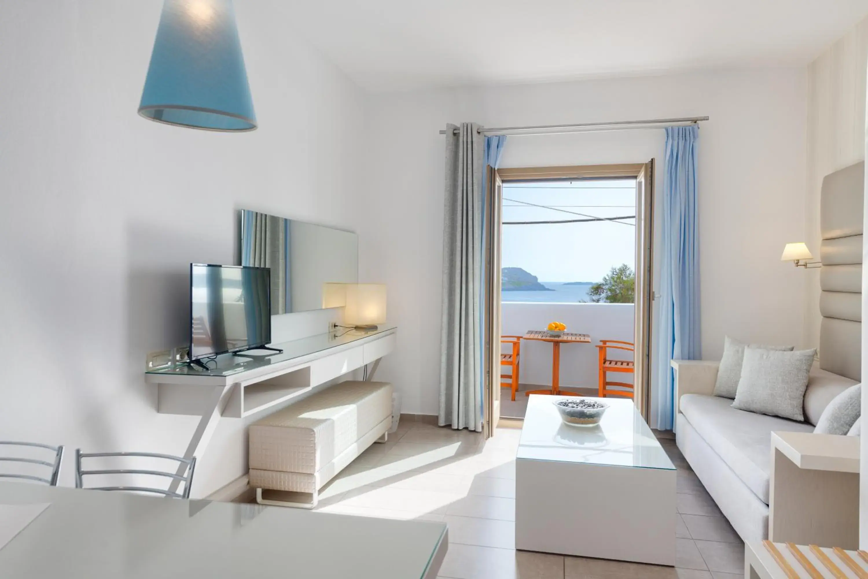 TV and multimedia, Bed in Lithos by Spyros & Flora TV and multimedia, Bed in Lithos by Spyros & Flora