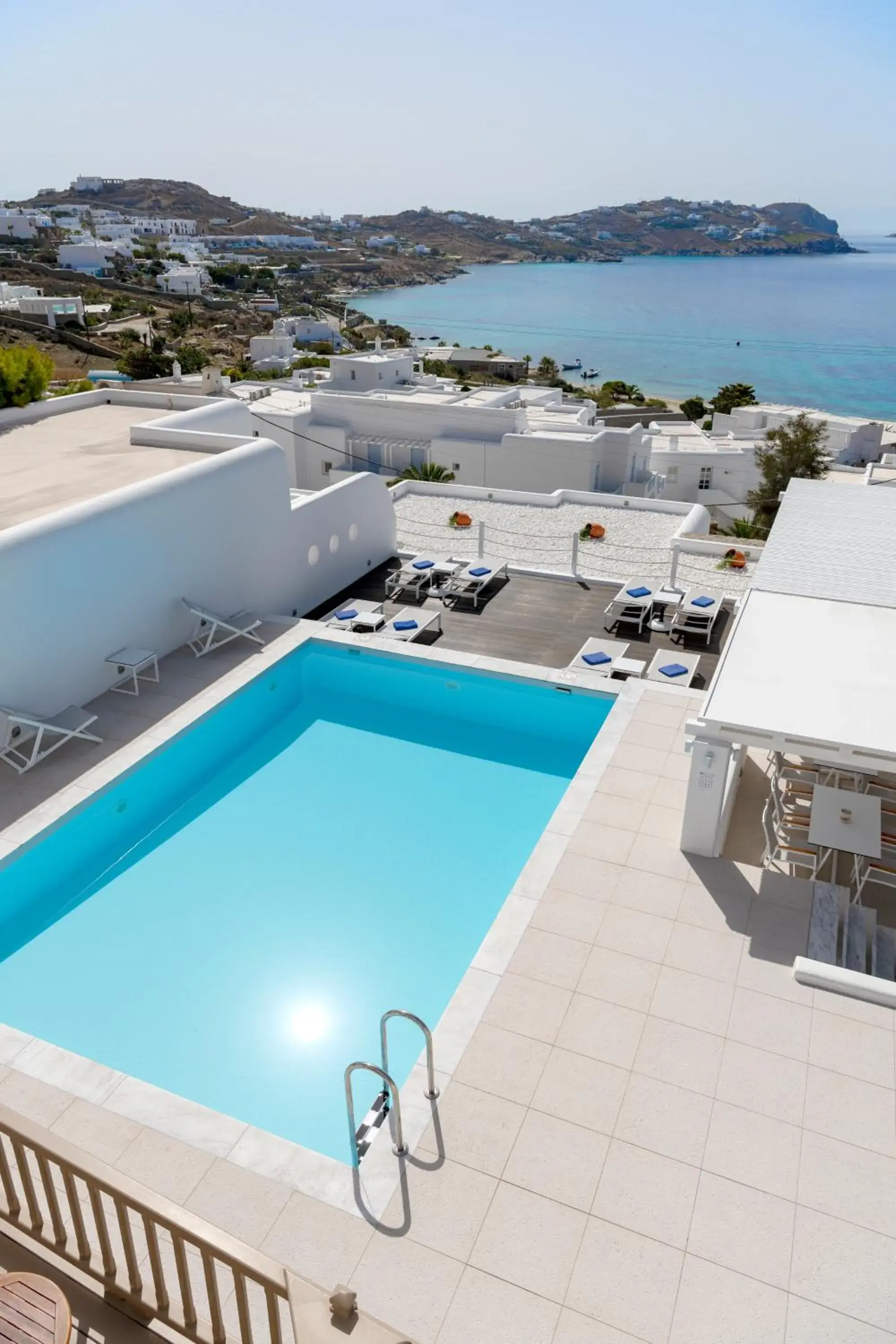 Pool view in Lithos by Spyros & Flora Pool view in Lithos by Spyros & Flora