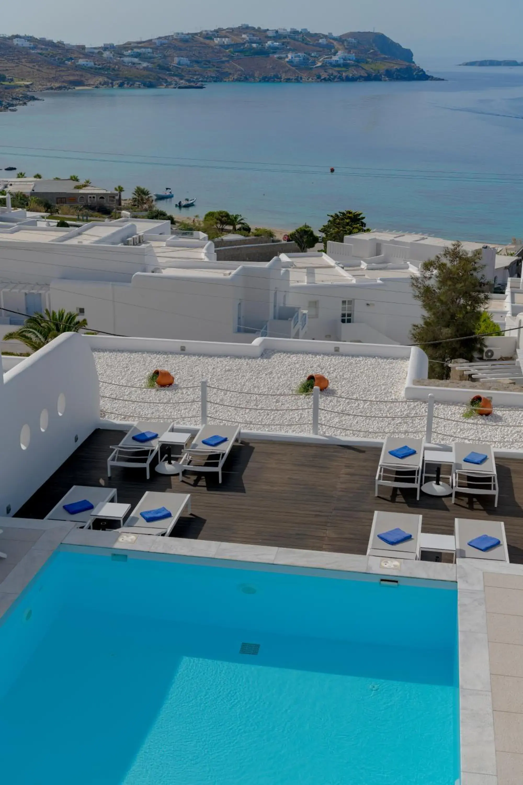 Pool view in Lithos by Spyros & Flora Pool view in Lithos by Spyros & Flora