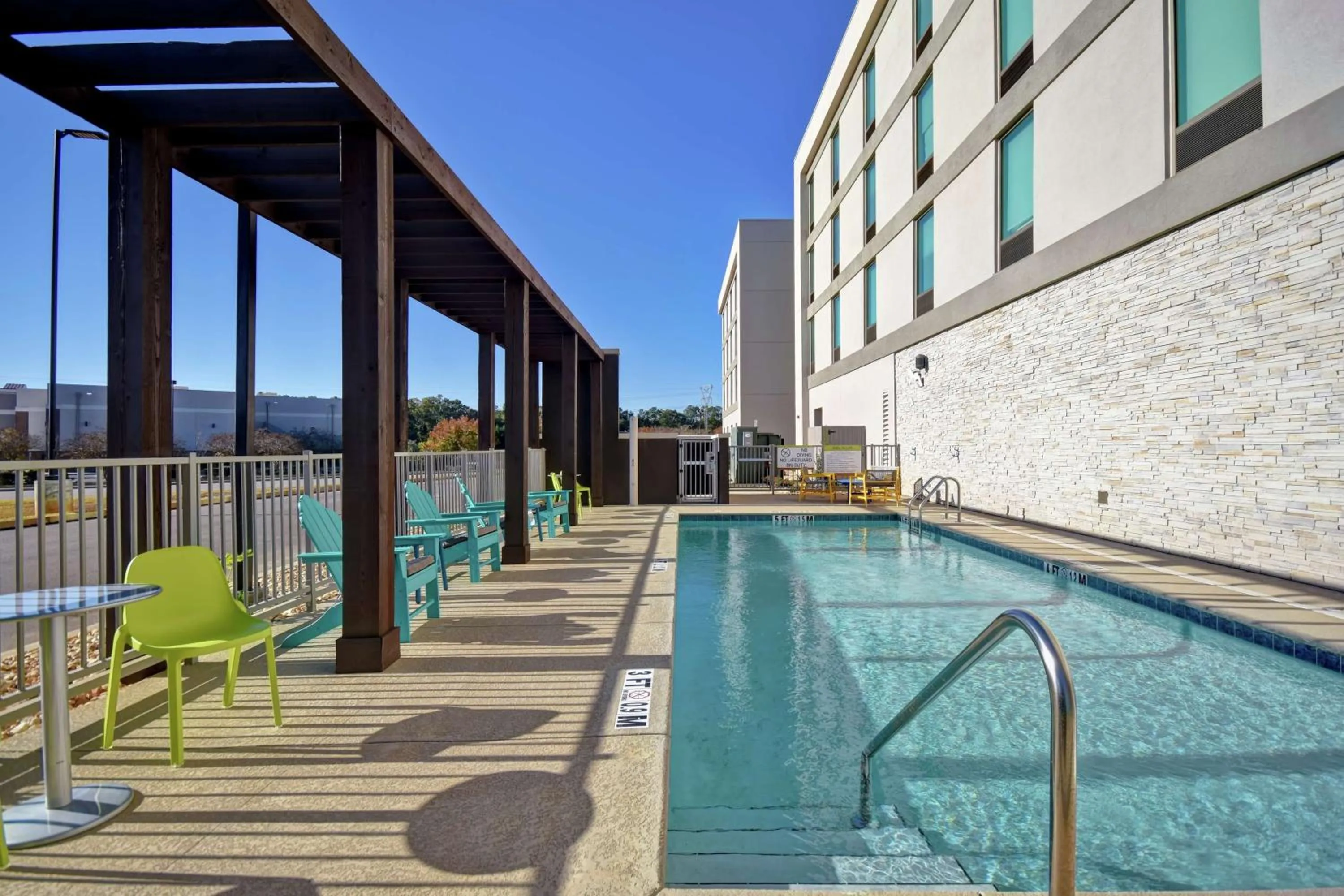 Pool view in Home 2 Suites By Hilton Dothan