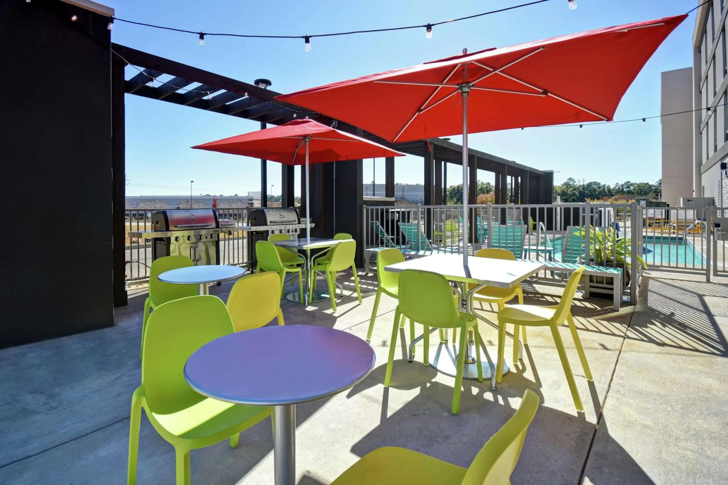 Patio in Home 2 Suites By Hilton Dothan