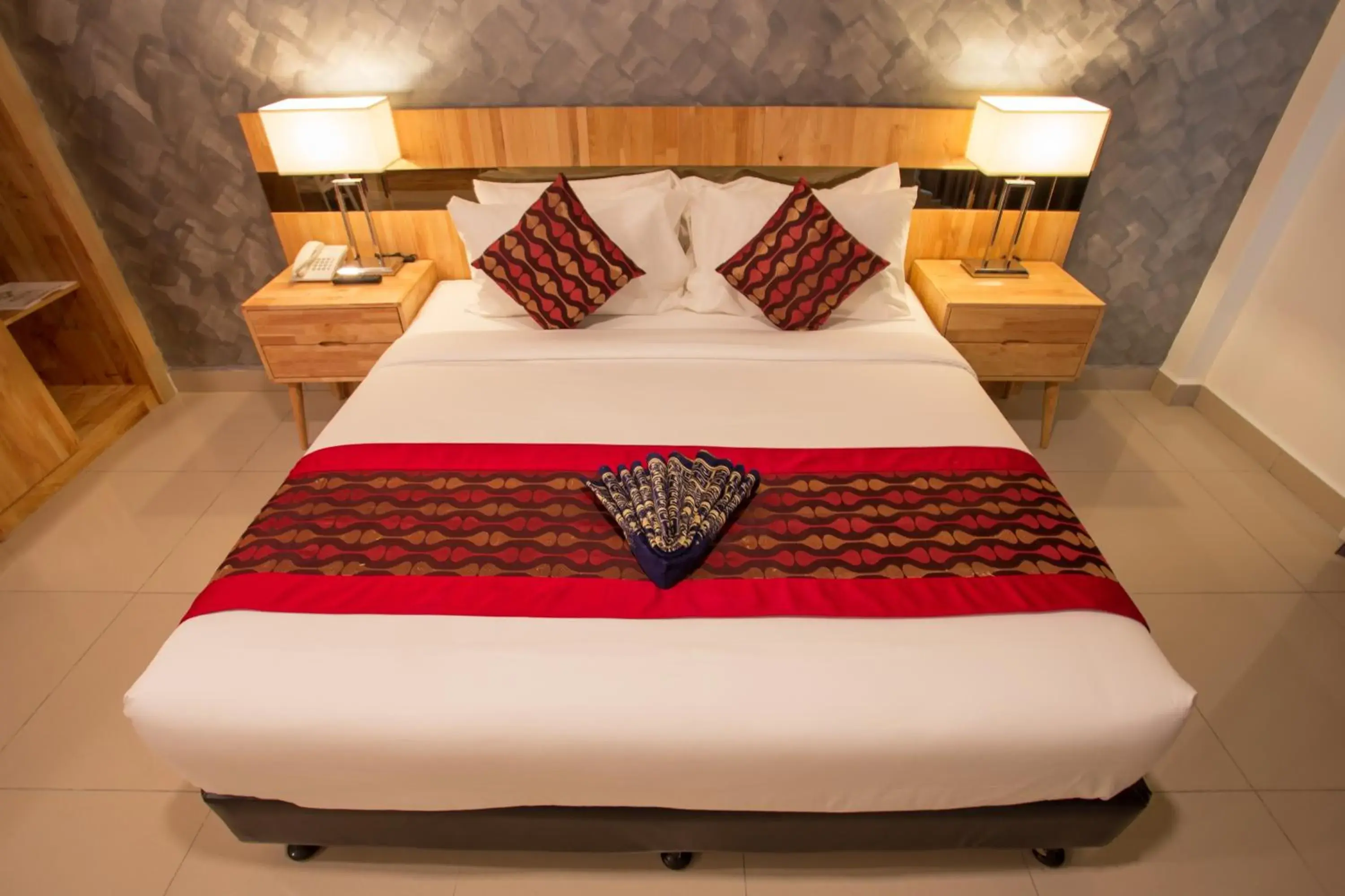 Bed in Hotel Adya Express Chenang Bed in Hotel Adya Express Chenang