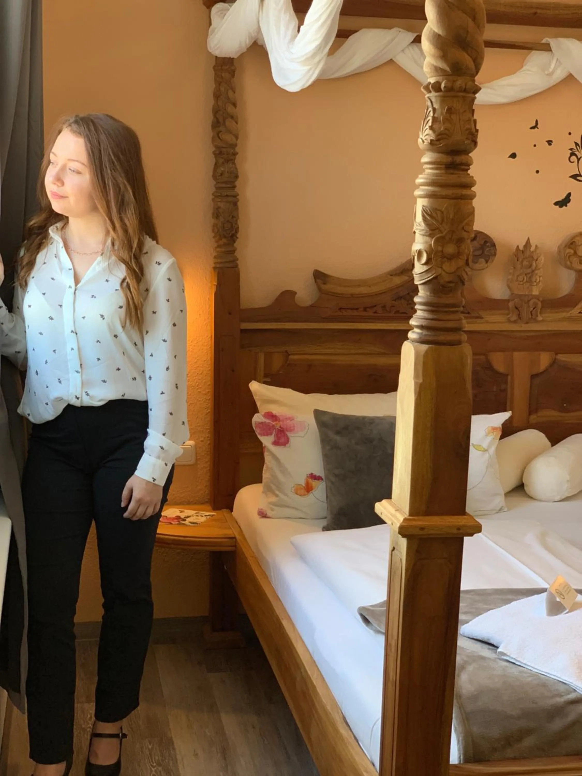 Bed in Hotel Bannewitz B&B