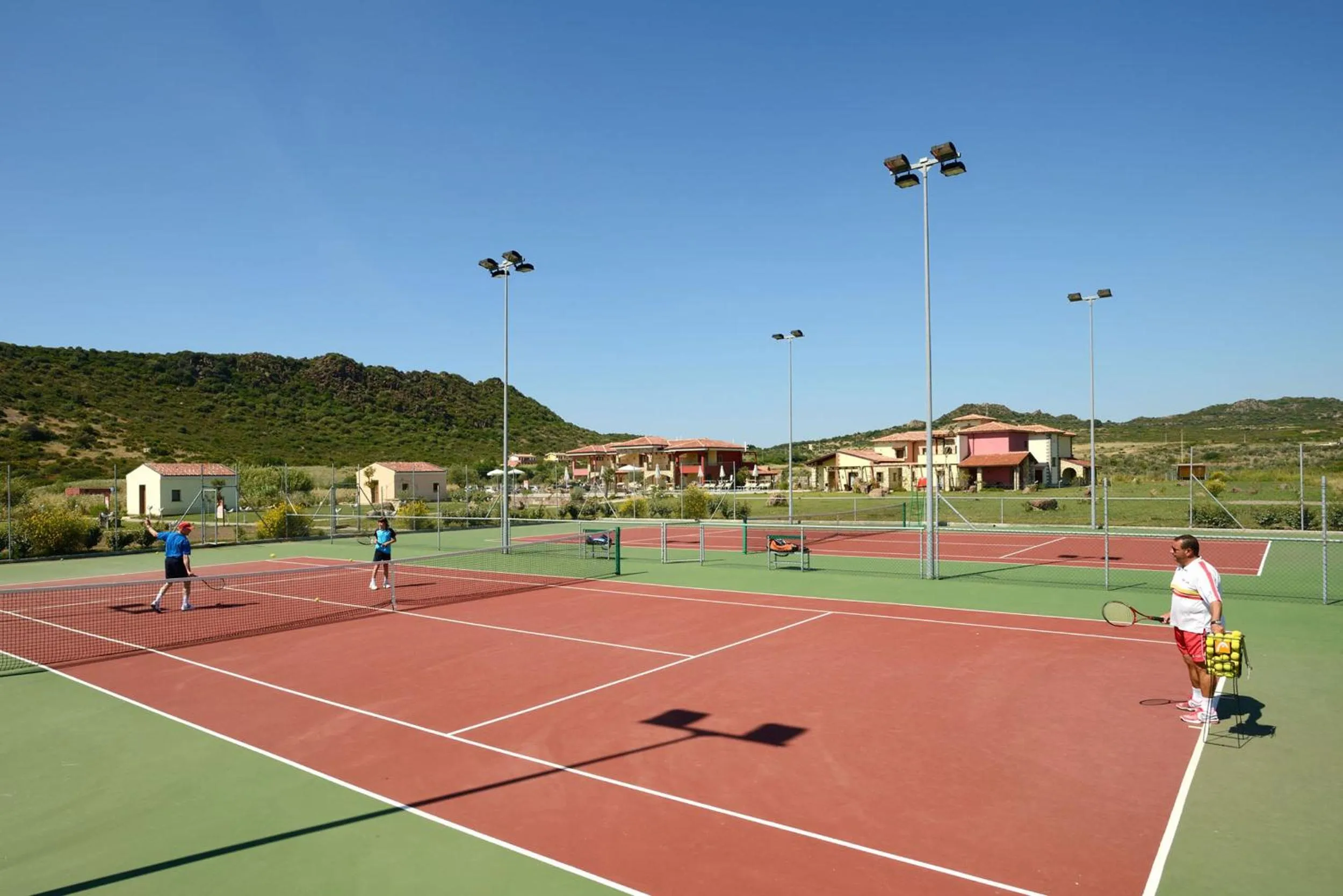 Tennis court in Hotel Sa Cheya Relais & Spa