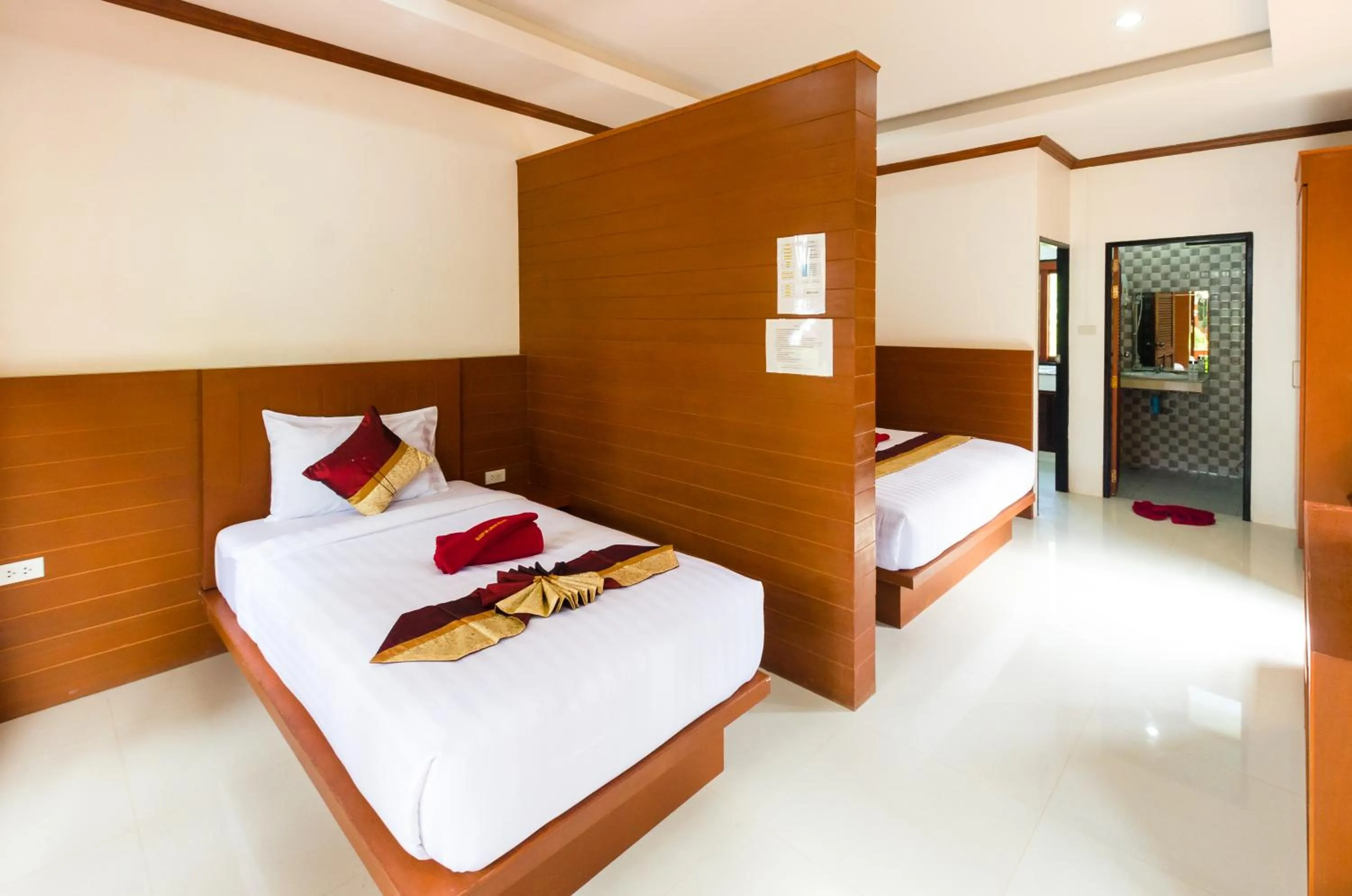Bed in Sleep In Lanta Resort