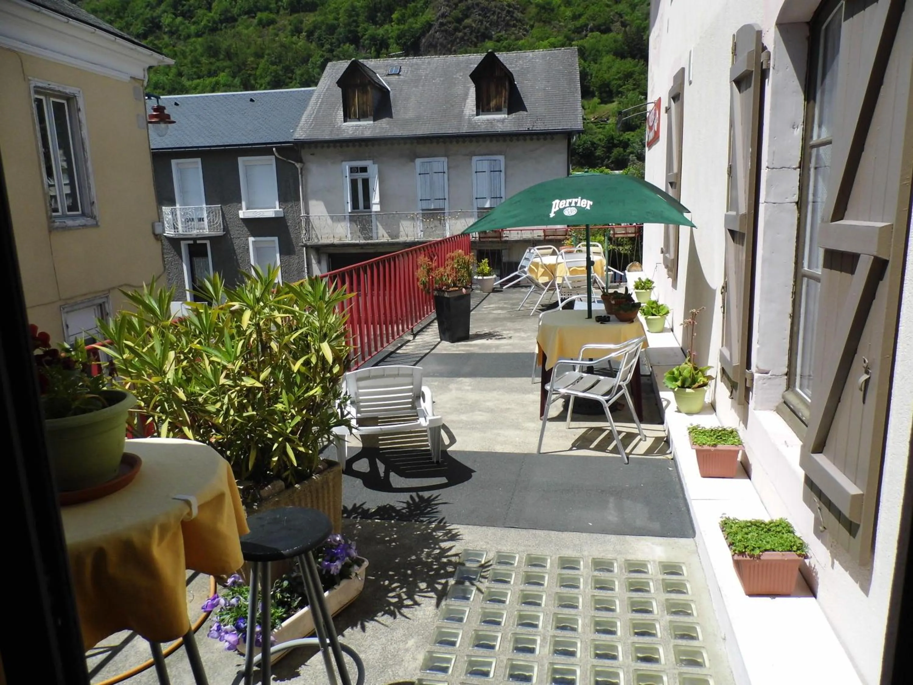 Balcony/Terrace in Résidence des Touristes