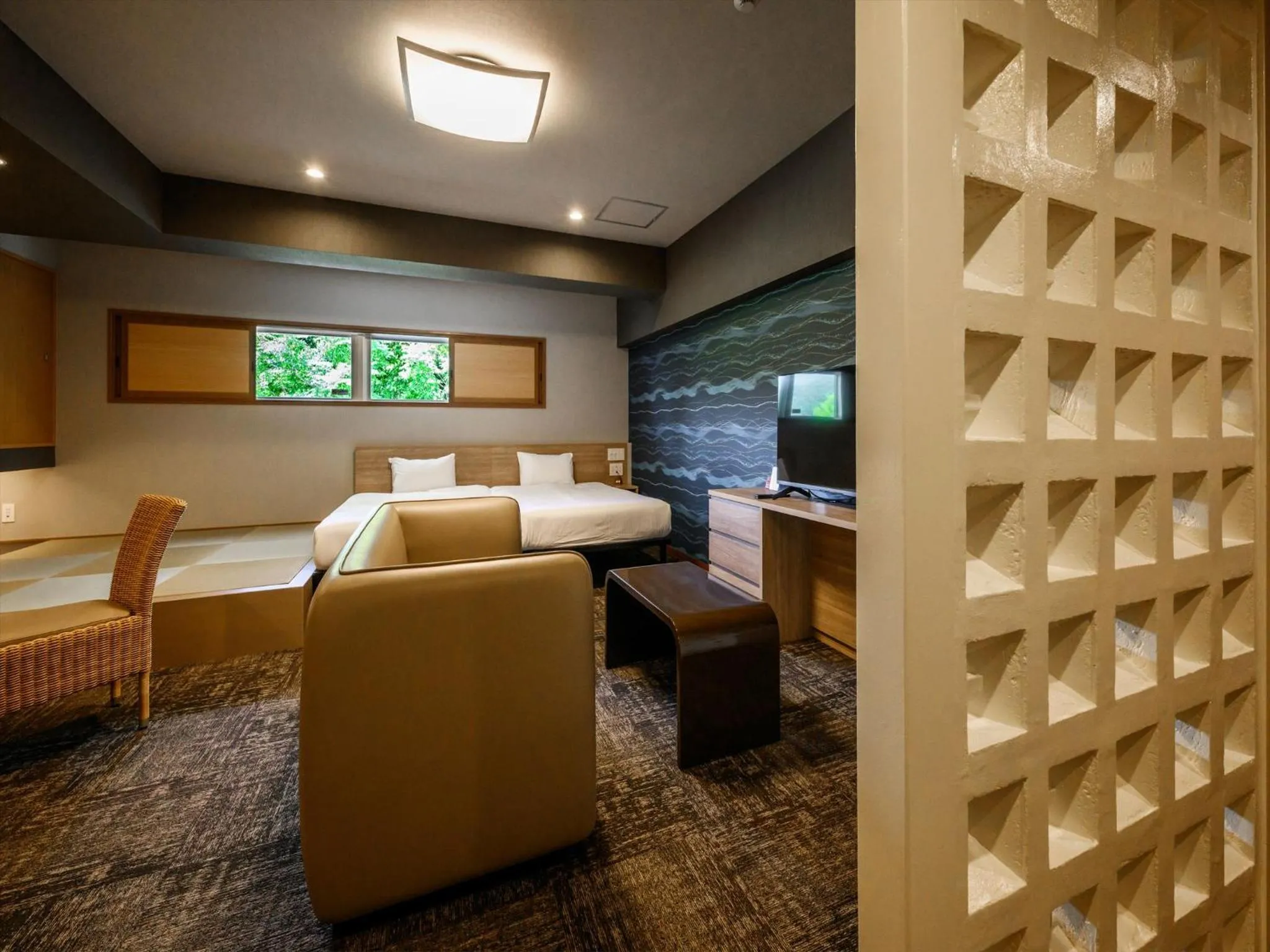 Bed in Lit Hotel NAKIJIN