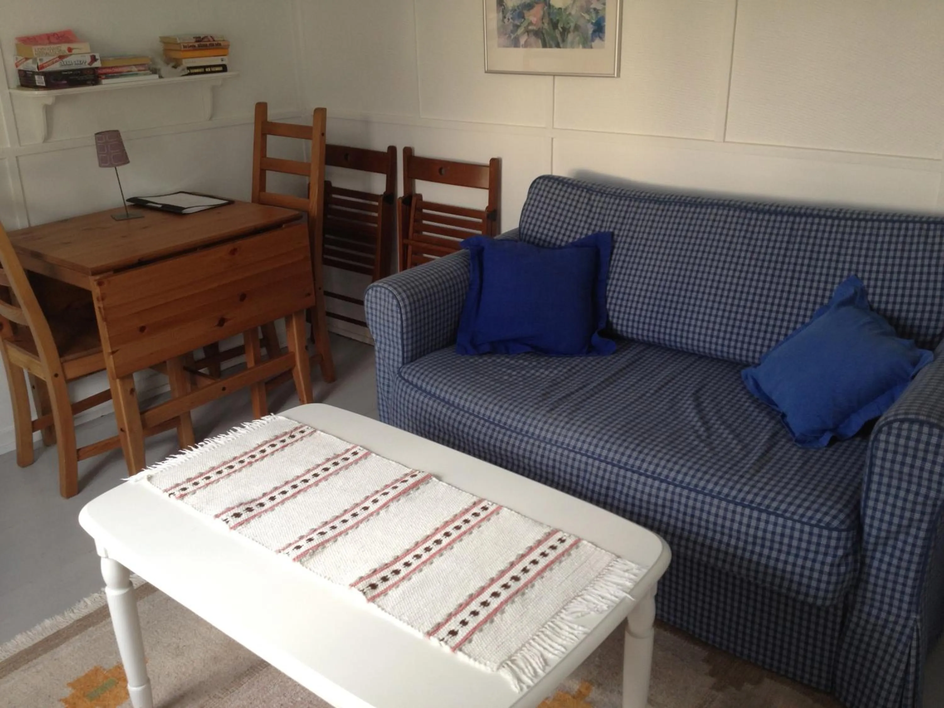 Seating area in Källviken Semesterby