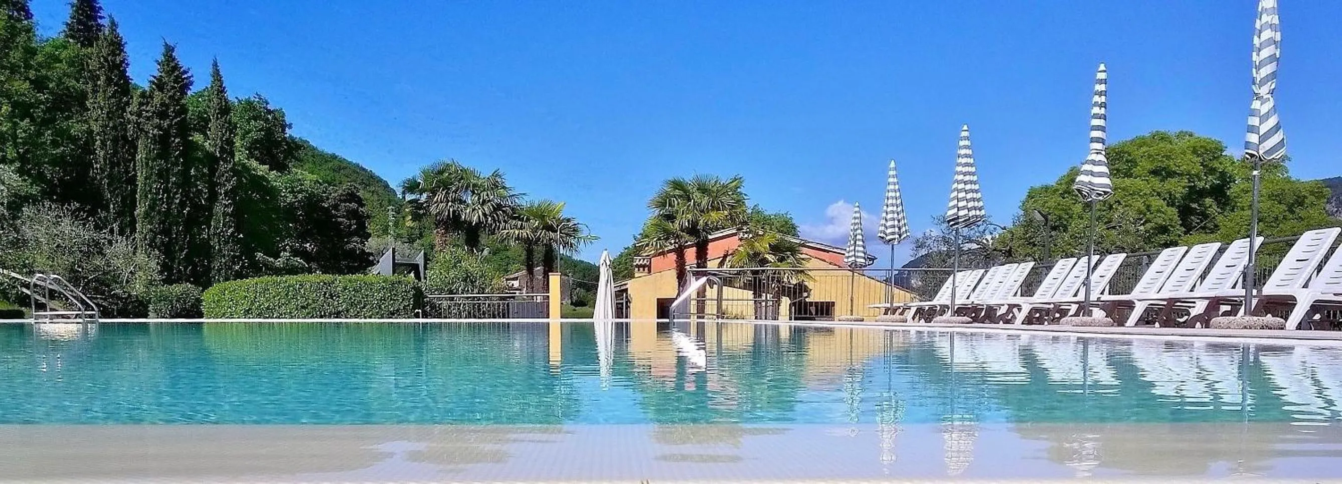 Pool view in Residence Corte Camaldoli