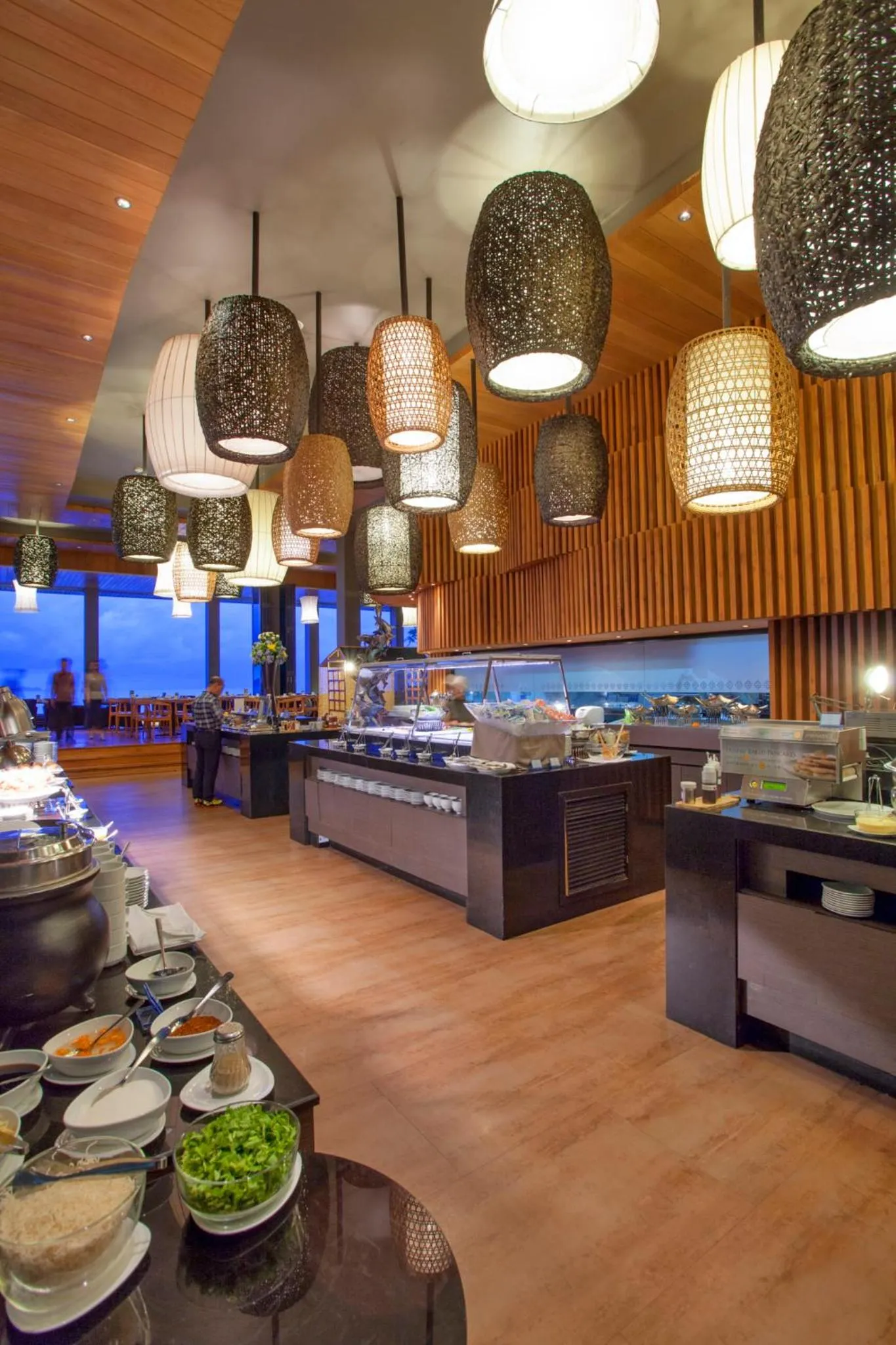 Buffet breakfast in Cape Dara Resort