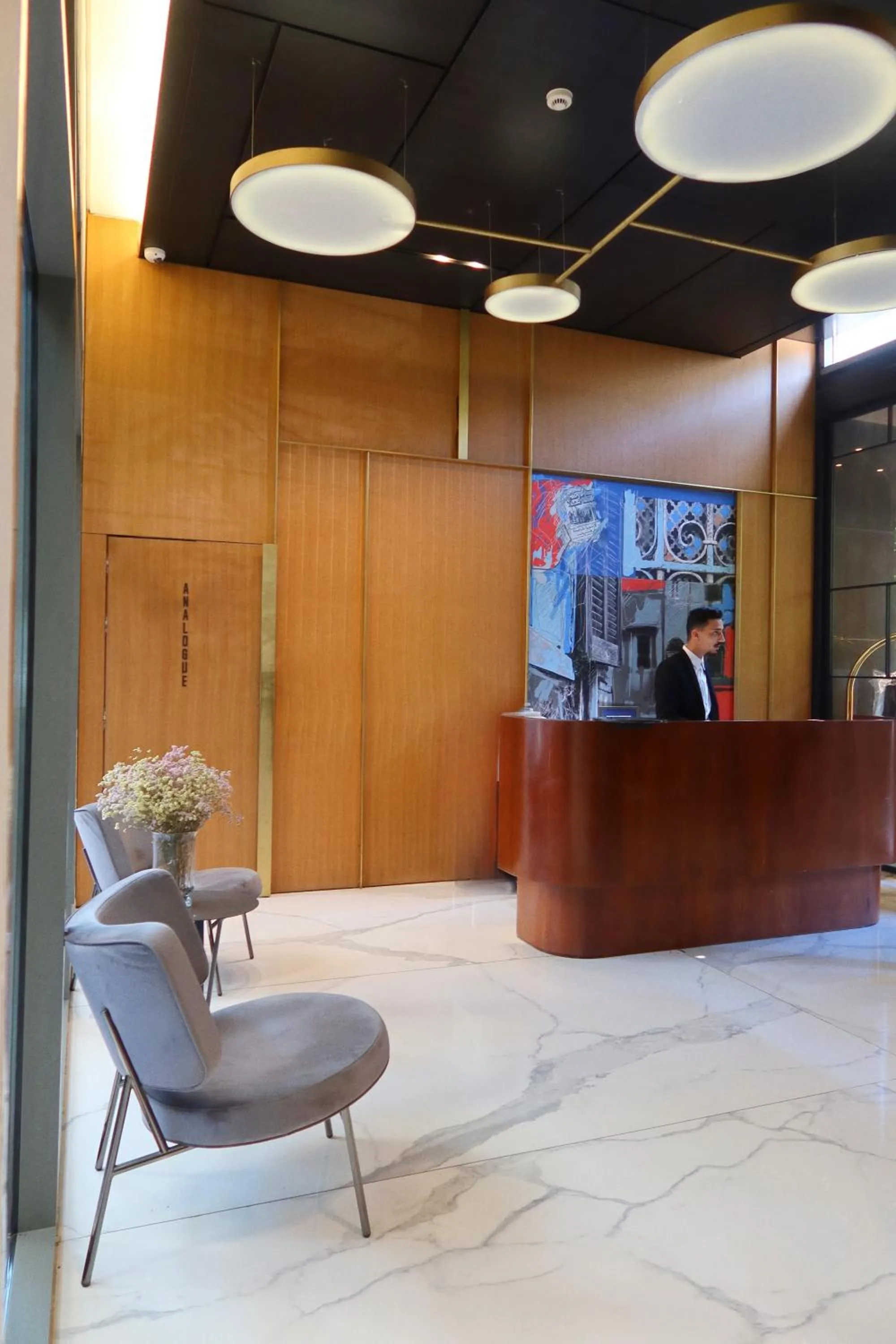 Lobby or reception in Monot Suites