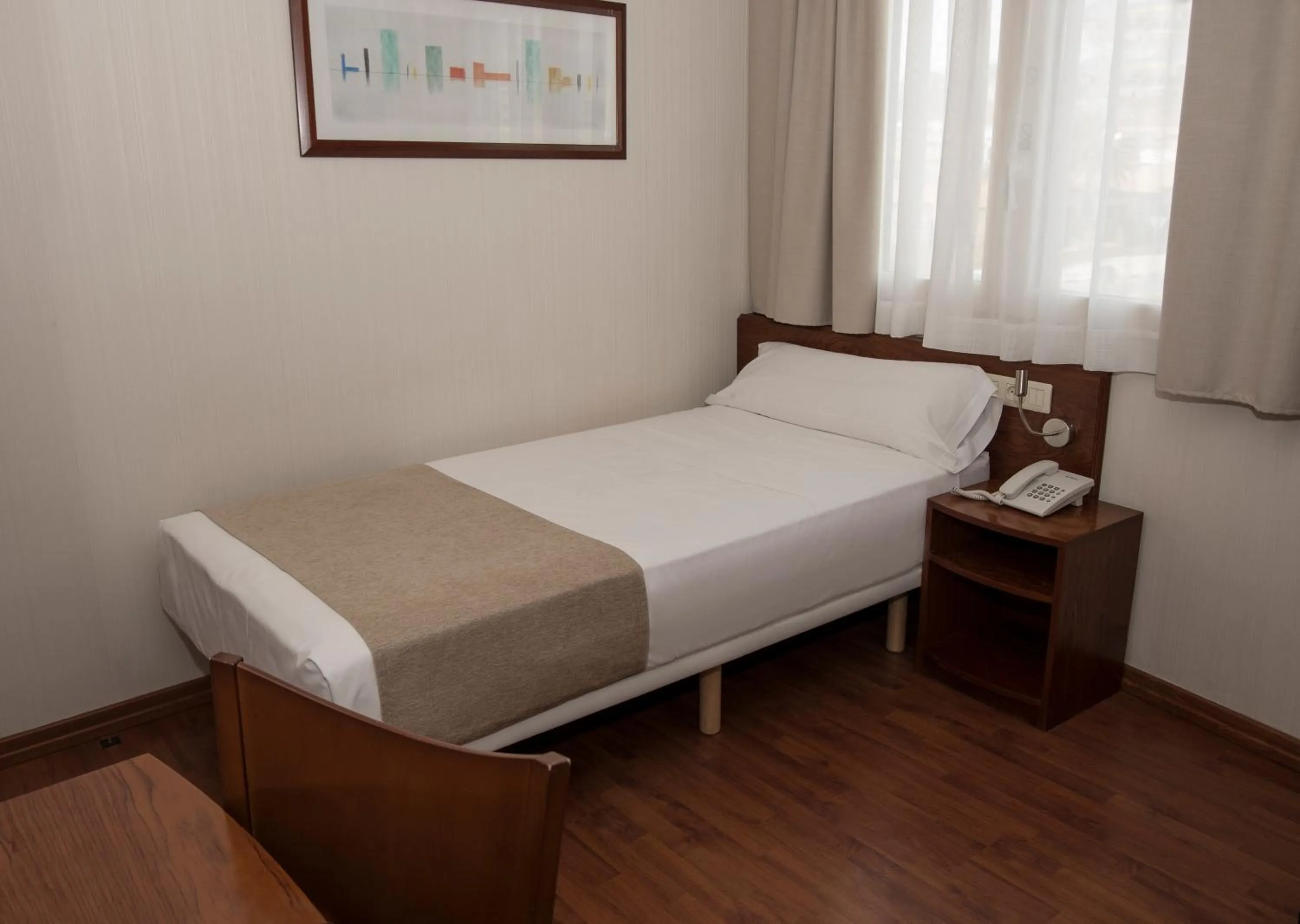 Bed in Hotel Belcaire