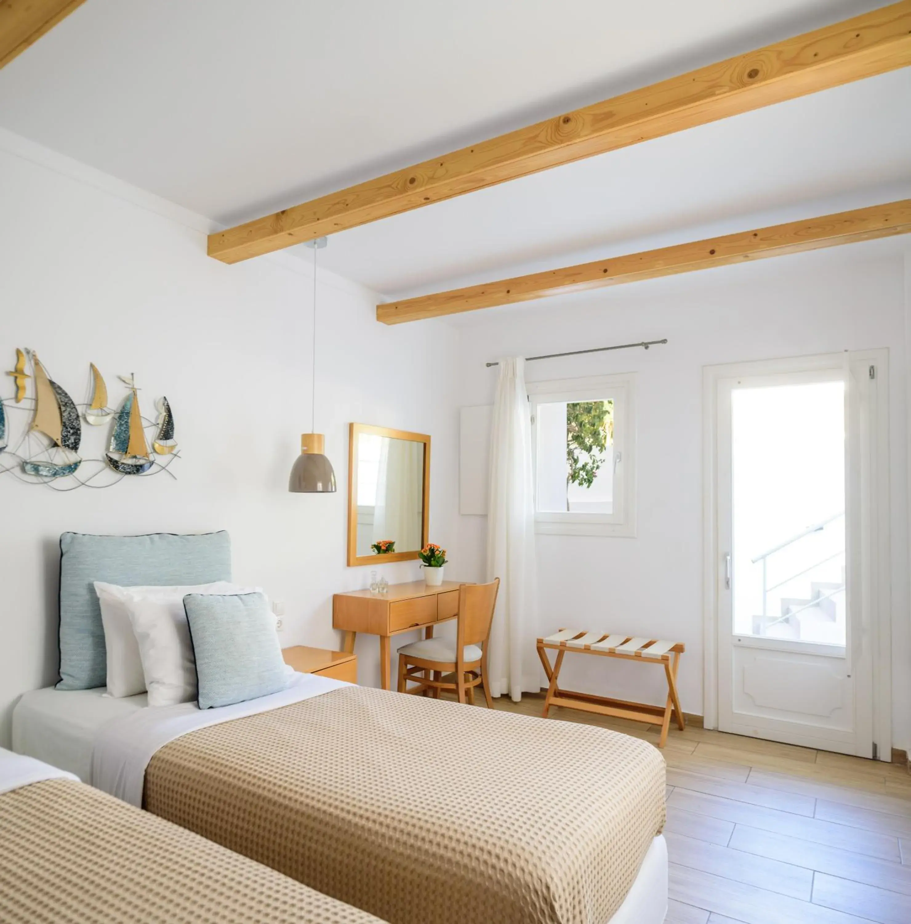 Bed in Karidis Hotel Bed in Karidis Hotel