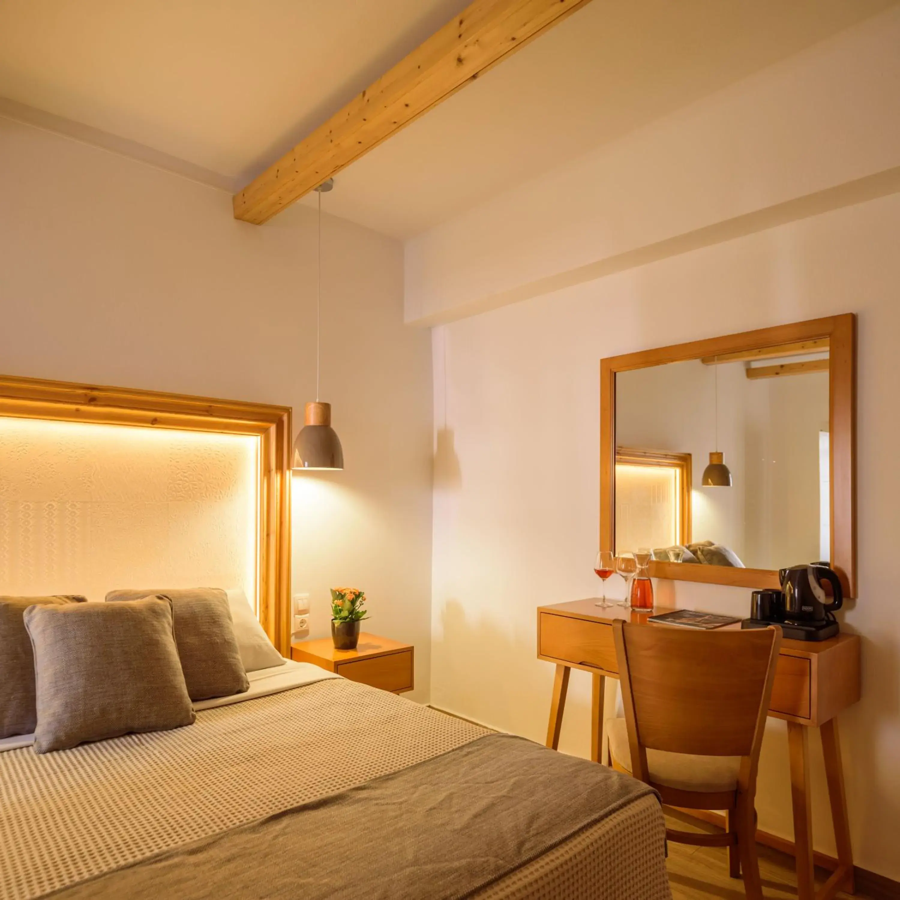 Bed in Karidis Hotel Bed in Karidis Hotel