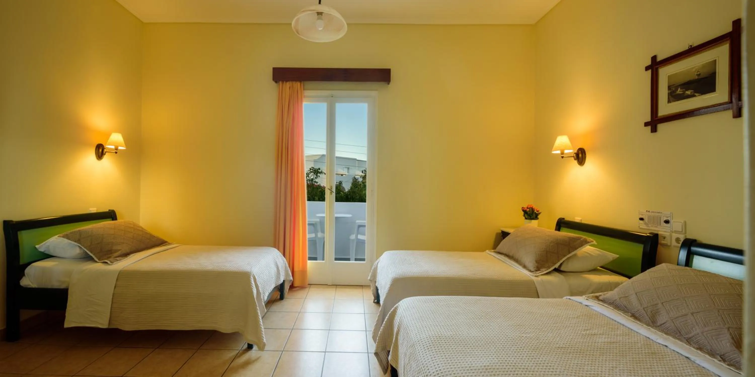 Bed in Karidis Hotel