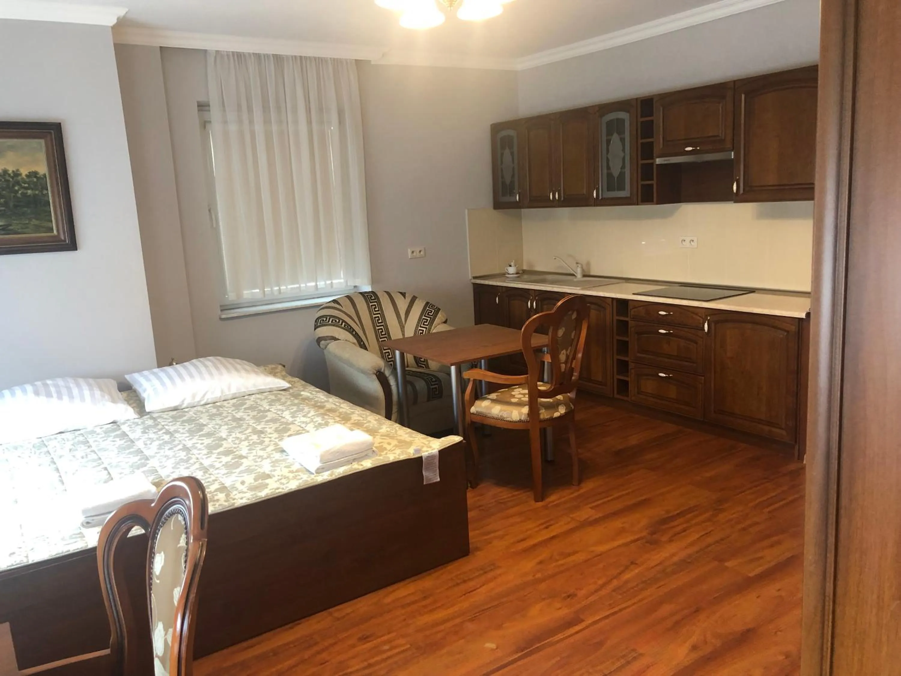 Bed in Hotel Arkadia