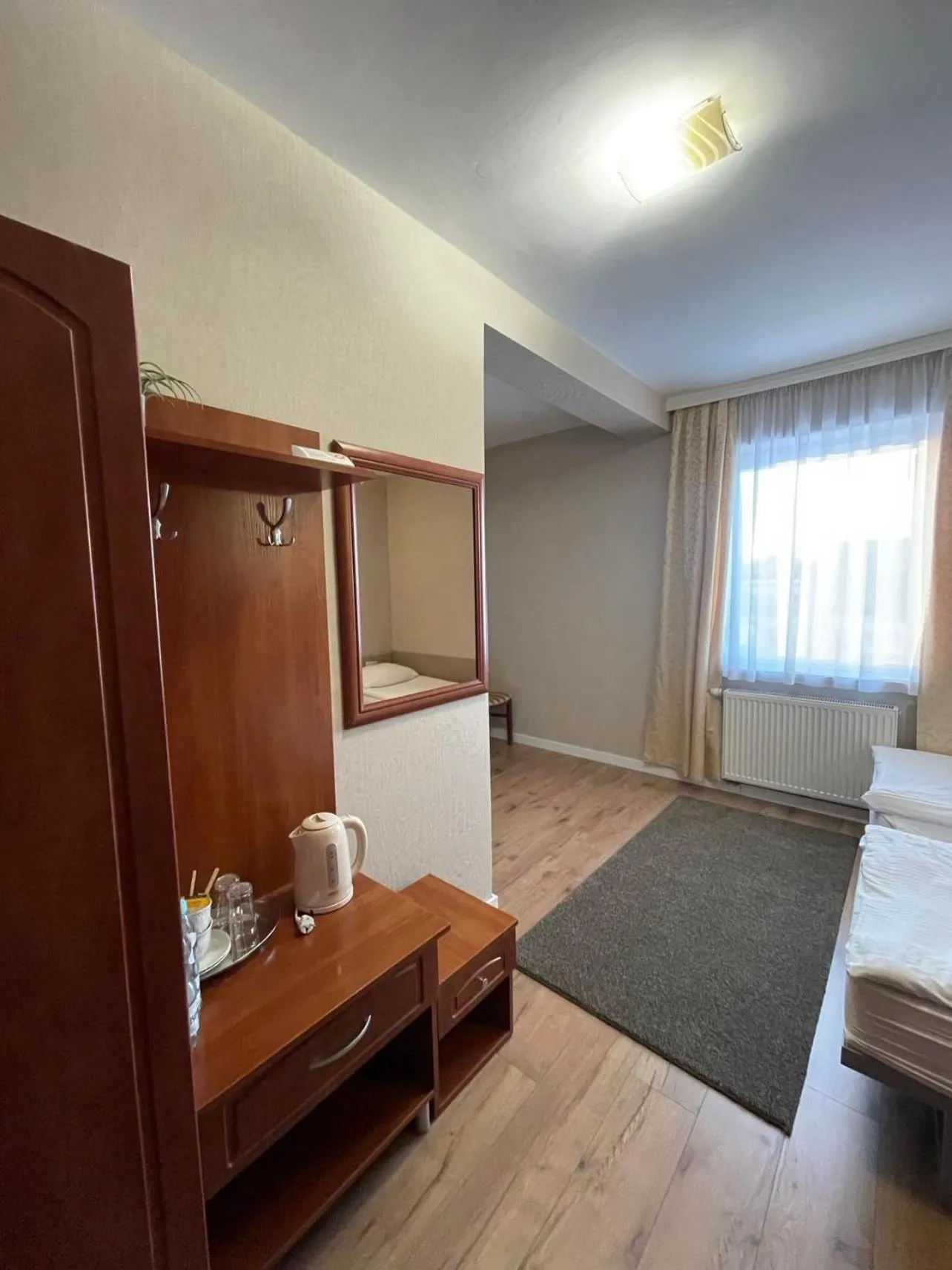 Bed in Hotel Arkadia