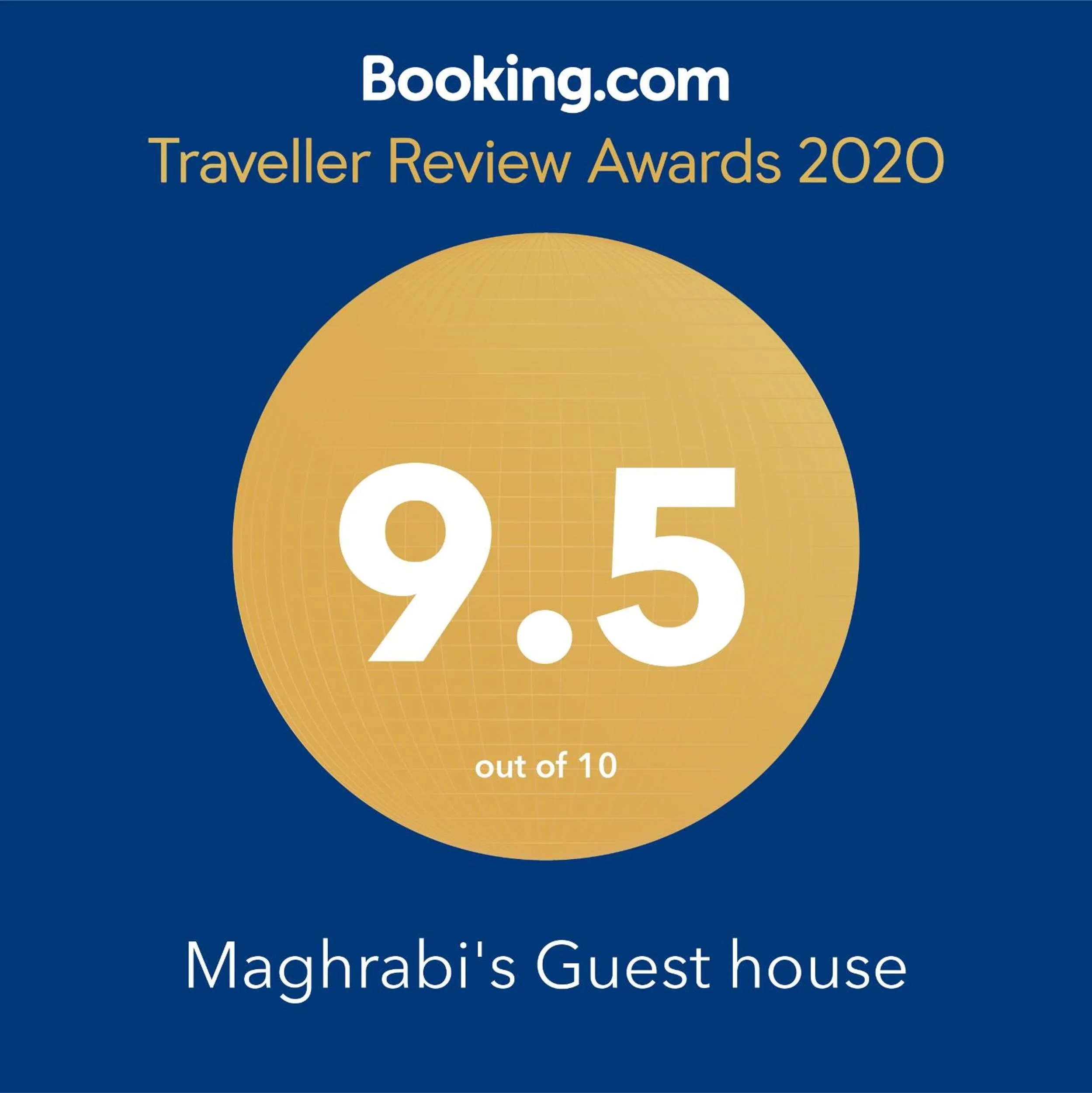 Logo/Certificate/Sign in Maghrabi's Guest house