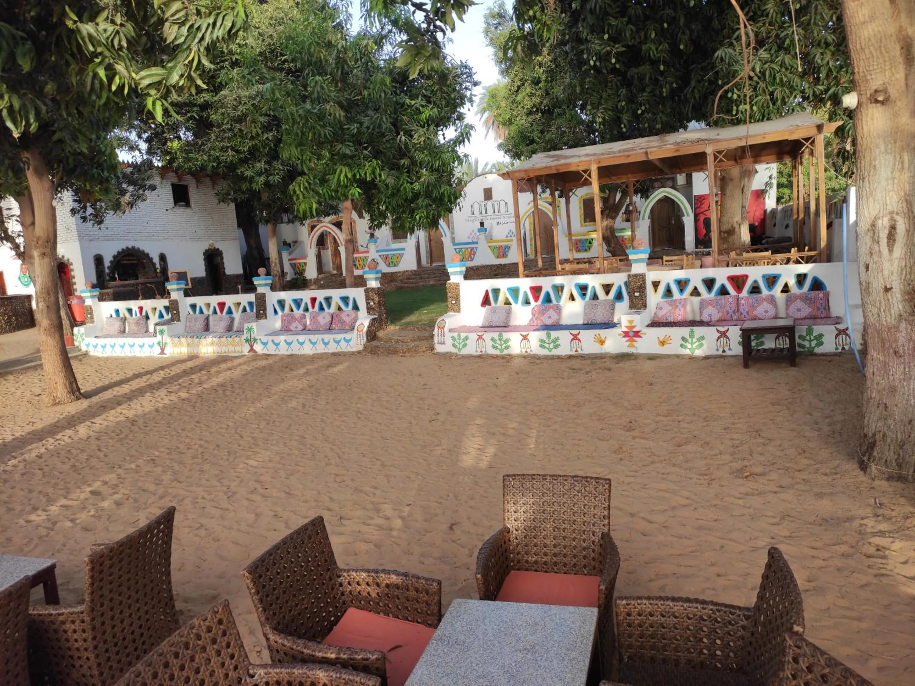Patio in Maghrabi's Guest house