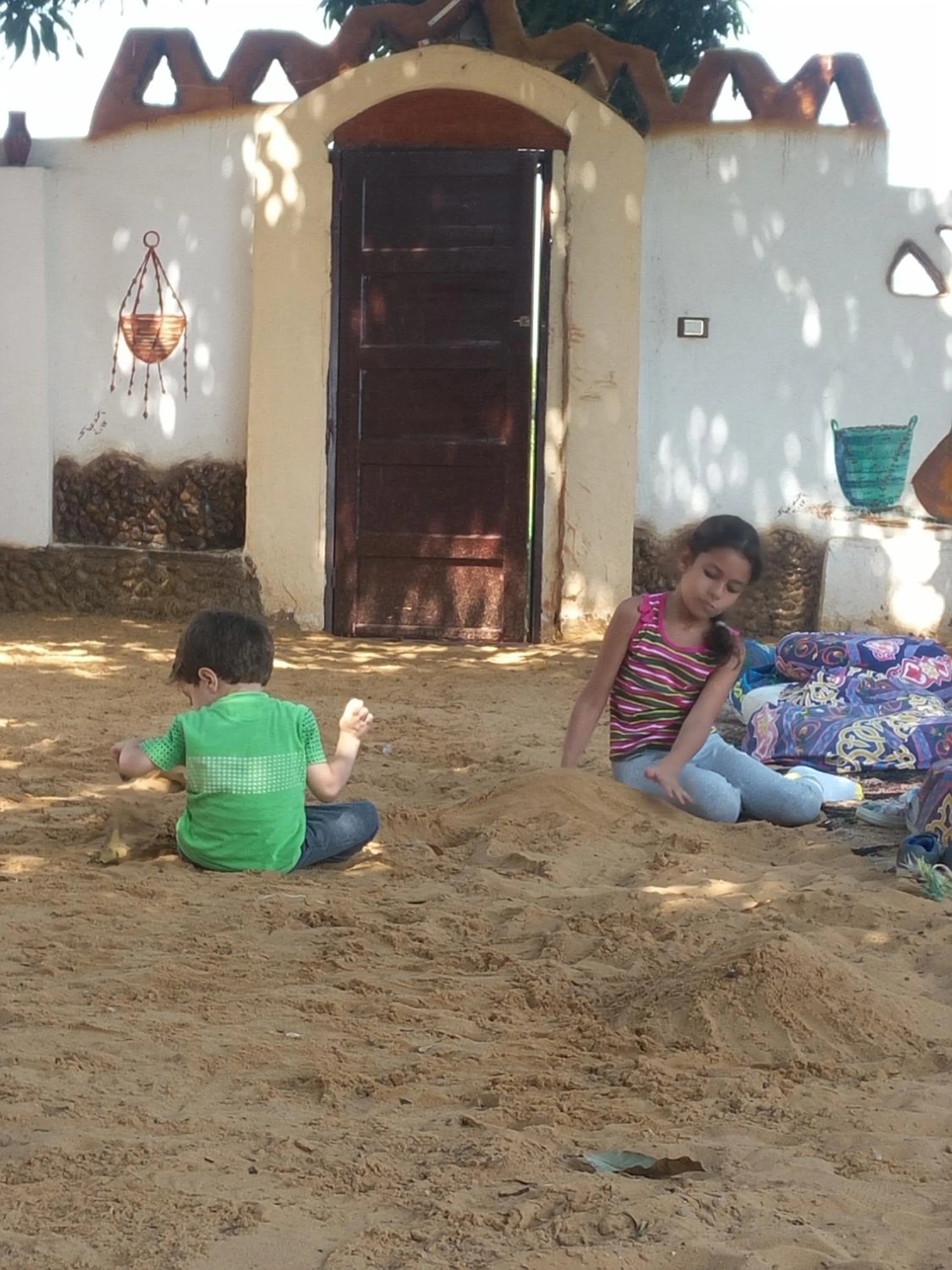 children in Maghrabi's Guest house