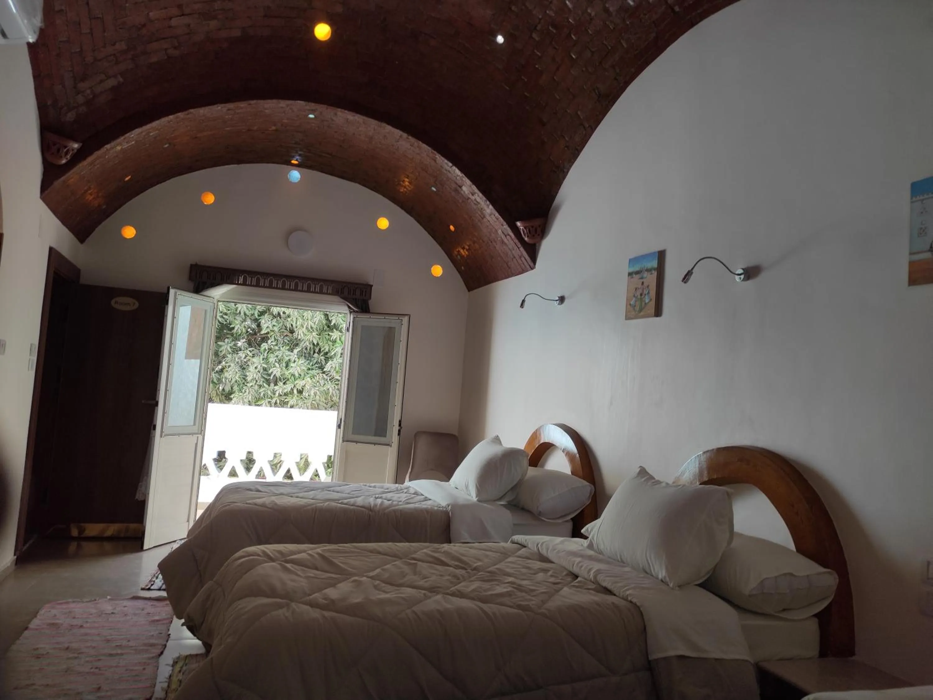 Bed in Maghrabi's Guest house