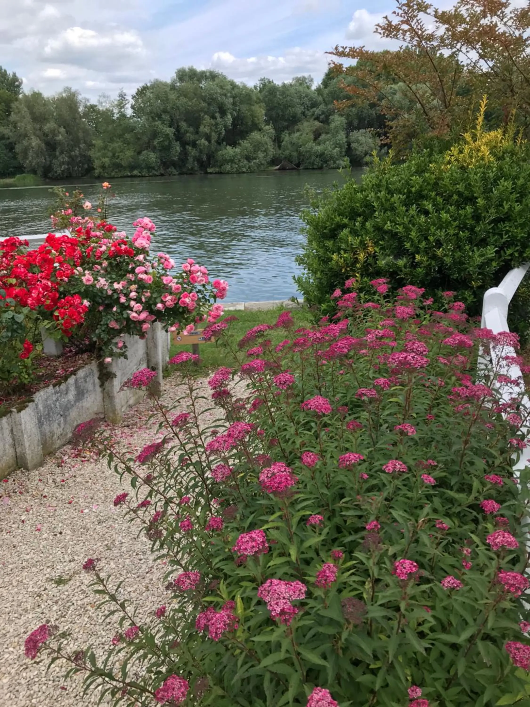 Garden in Hostellerie de Pavillon Saint-Hubert