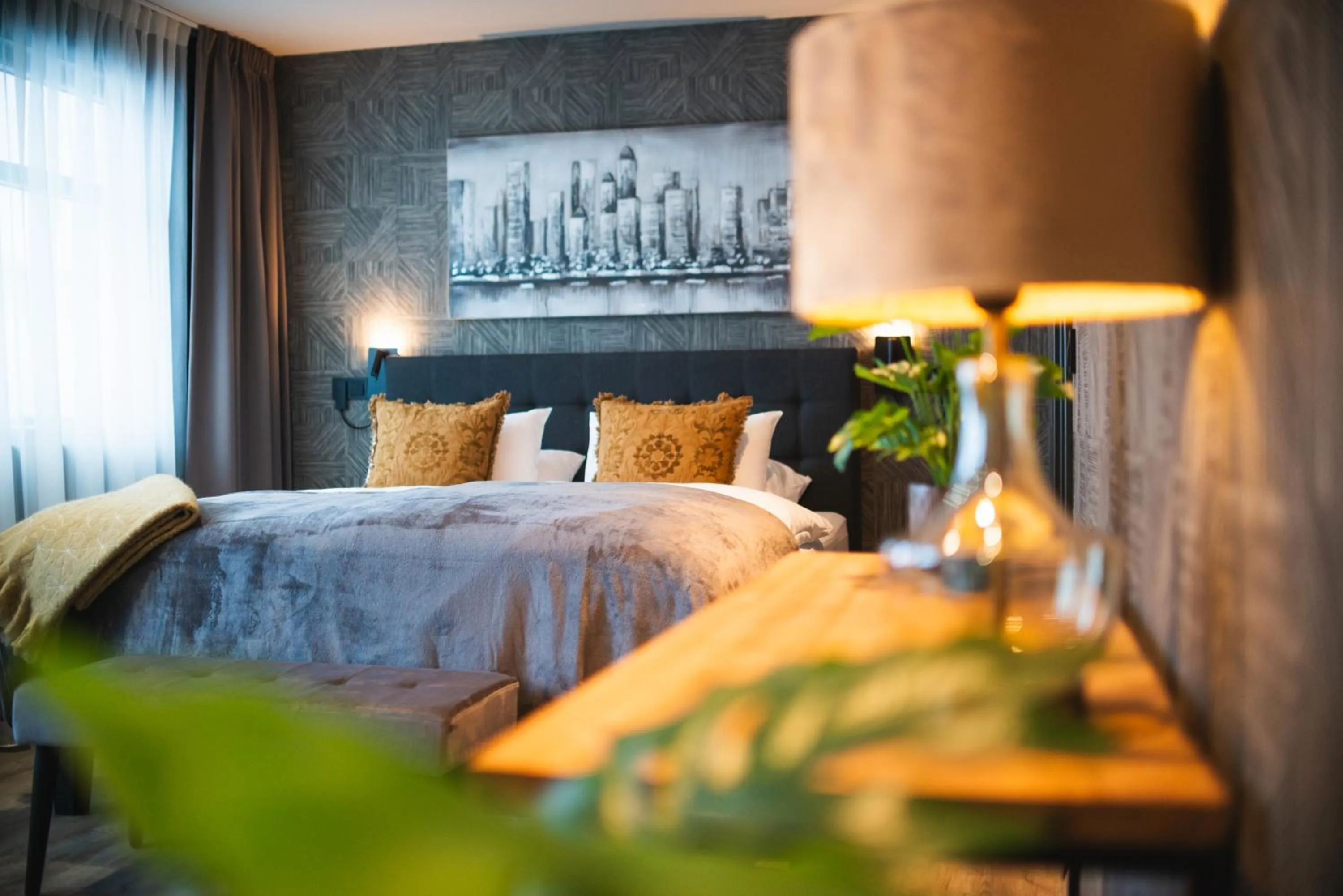 Bedroom, Bed in Centrum Hotel