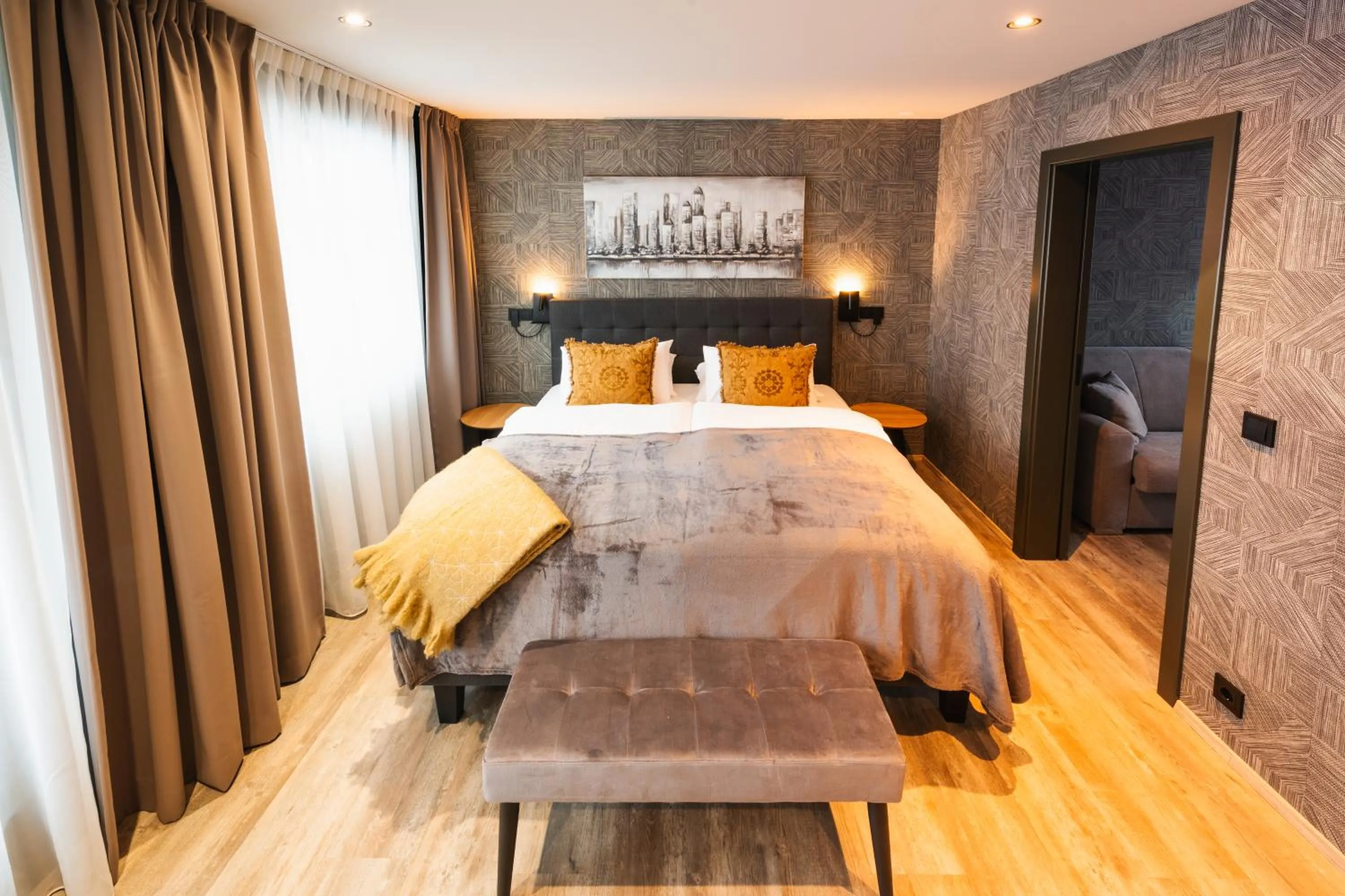 Bed in Centrum Hotel