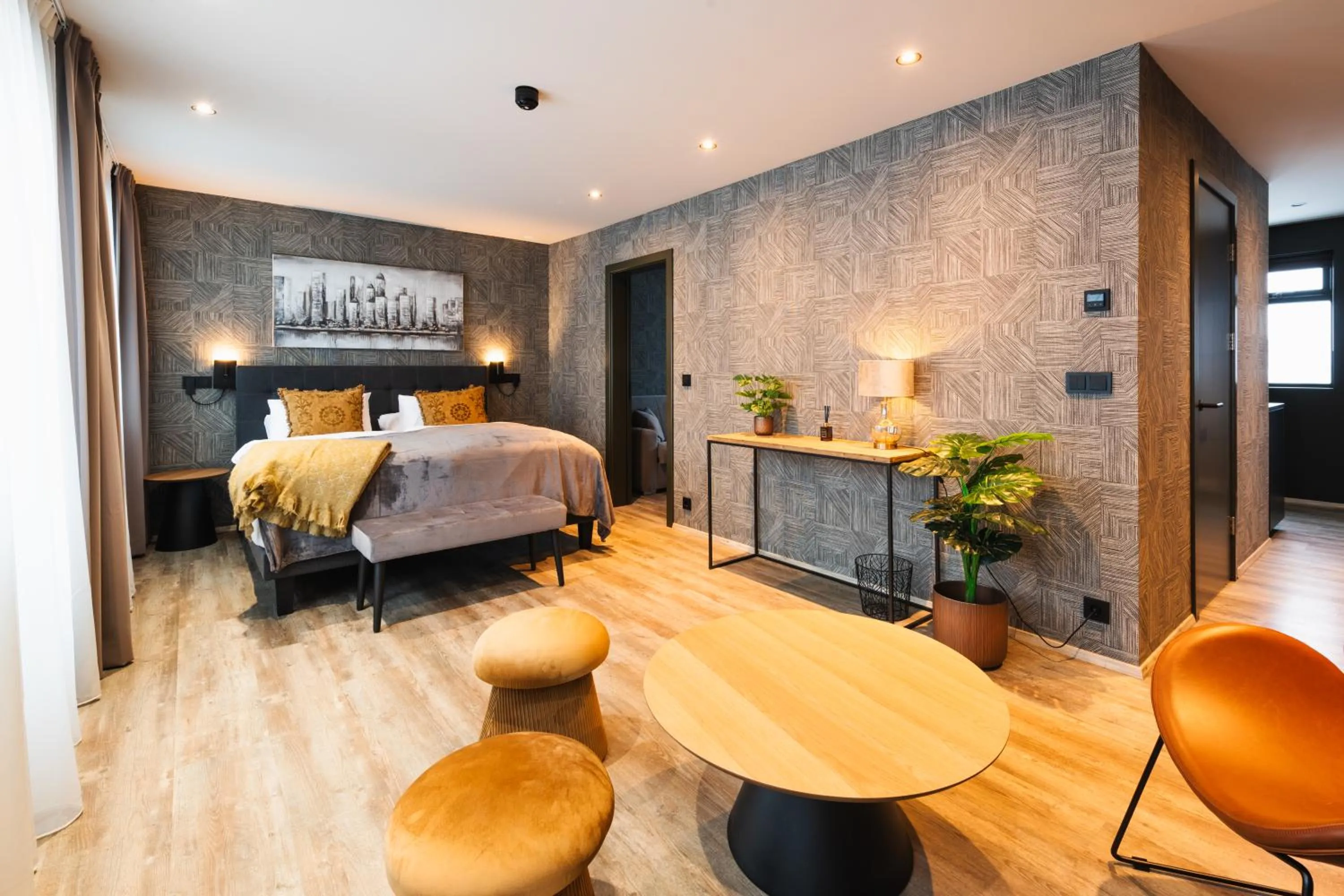 Bed in Centrum Hotel