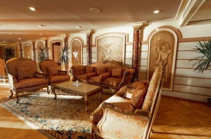 Seating area in Nile Cruise King Tut