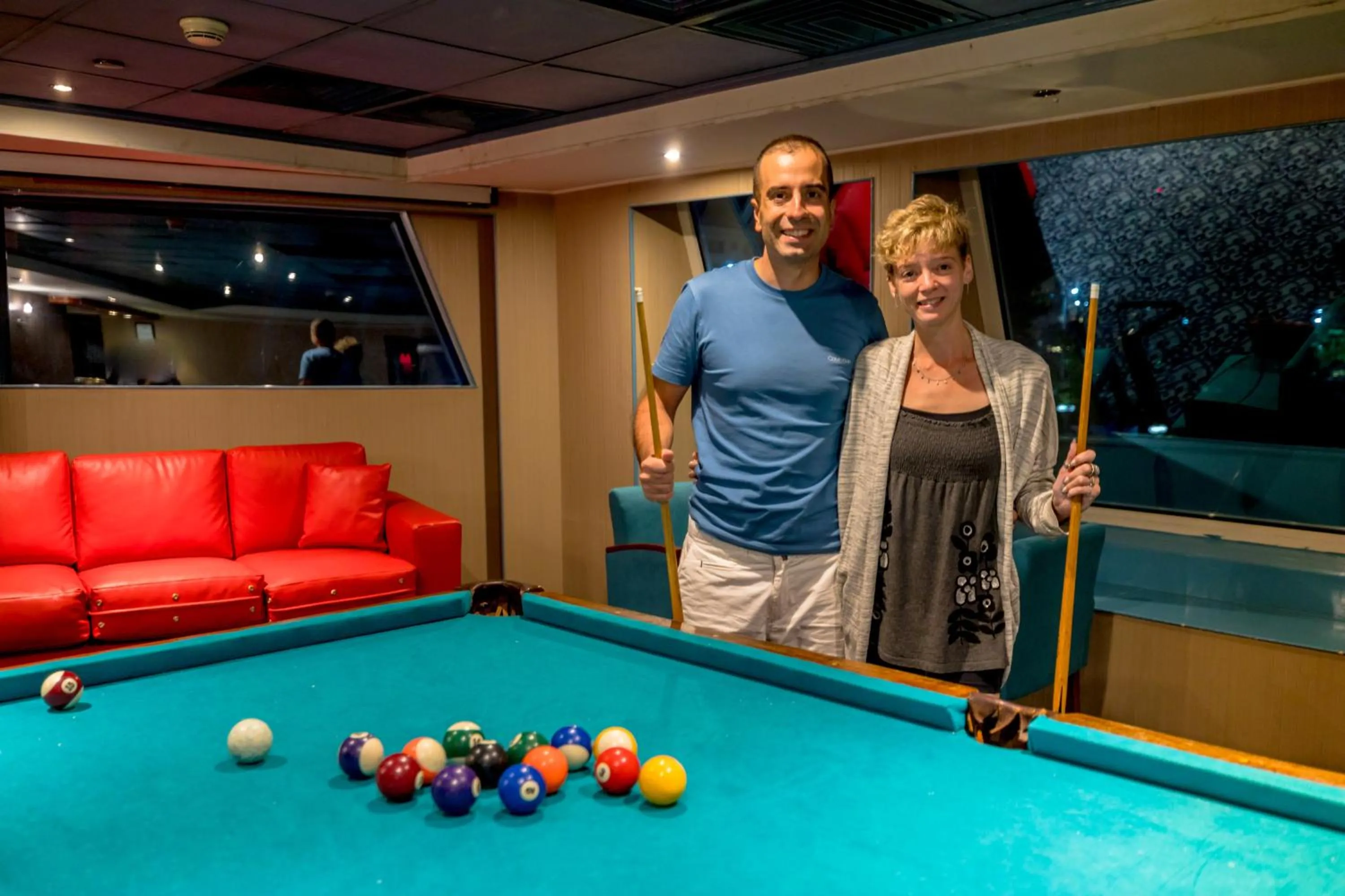 Billiard in Nile Cruise King Tut