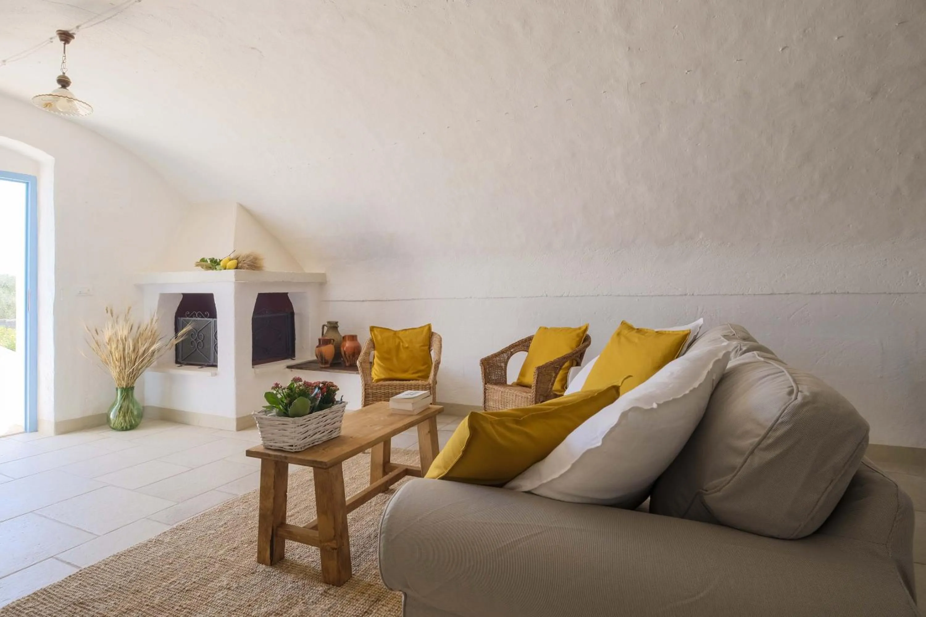 Living room in Masseria Mammella
