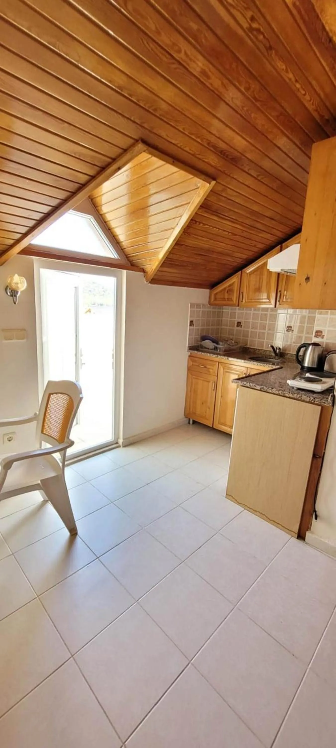 Kitchen or kitchenette in Tayfun Apart Hotel