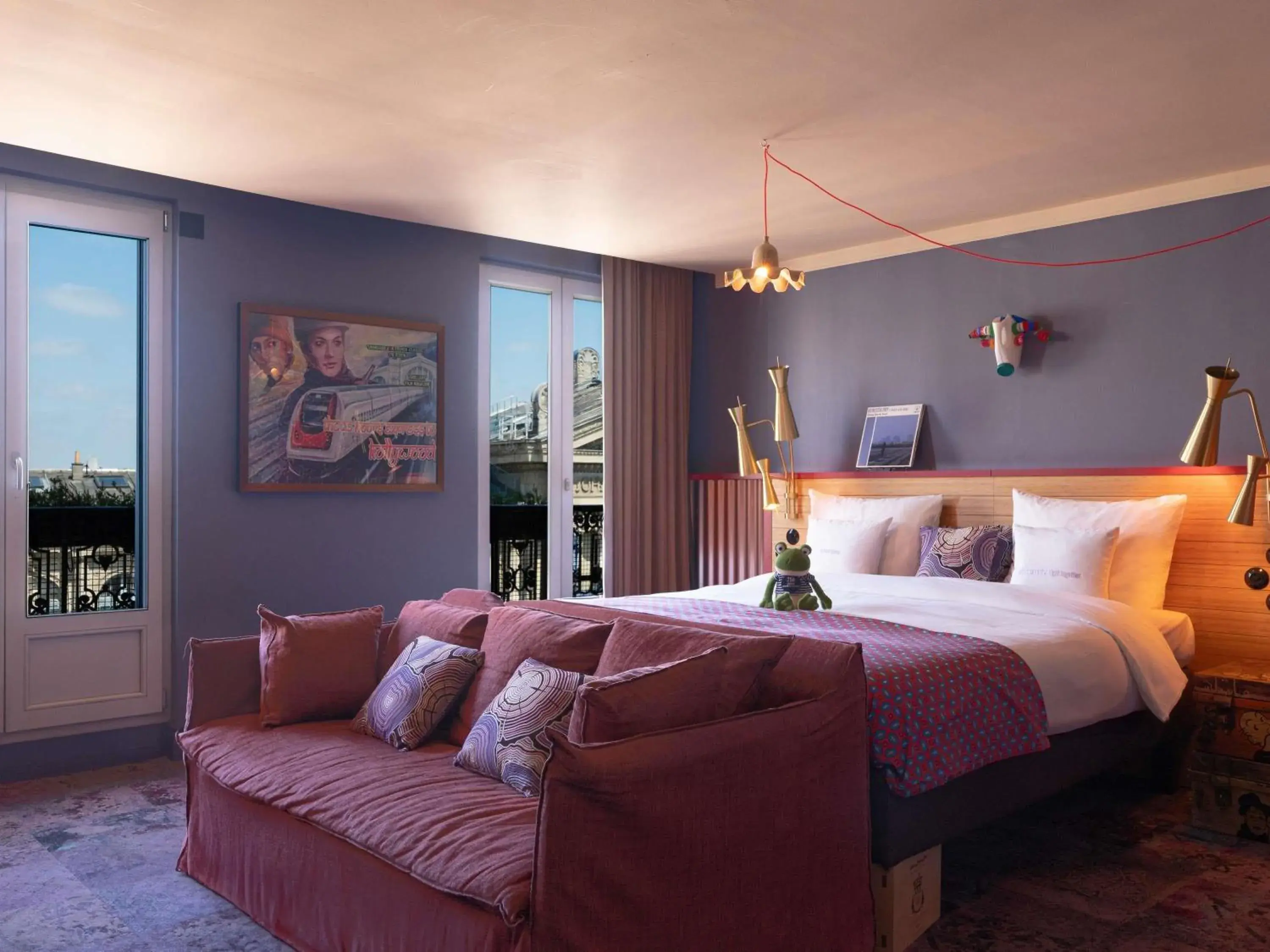 Bedroom, Bed in 25hours Hotel Terminus Nord Bedroom, Bed in 25hours Hotel Terminus Nord