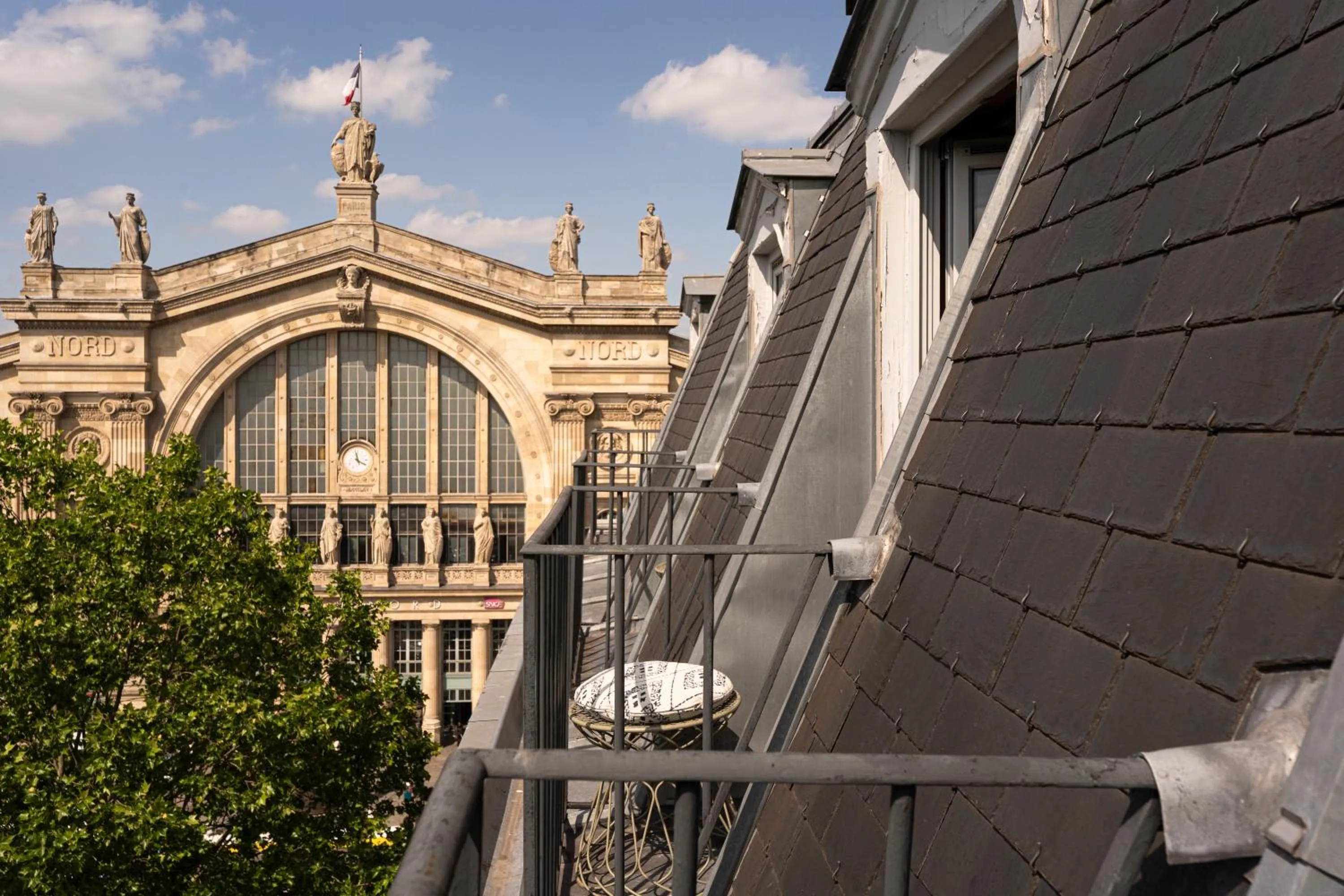 Balcony/Terrace in 25hours Hotel Terminus Nord