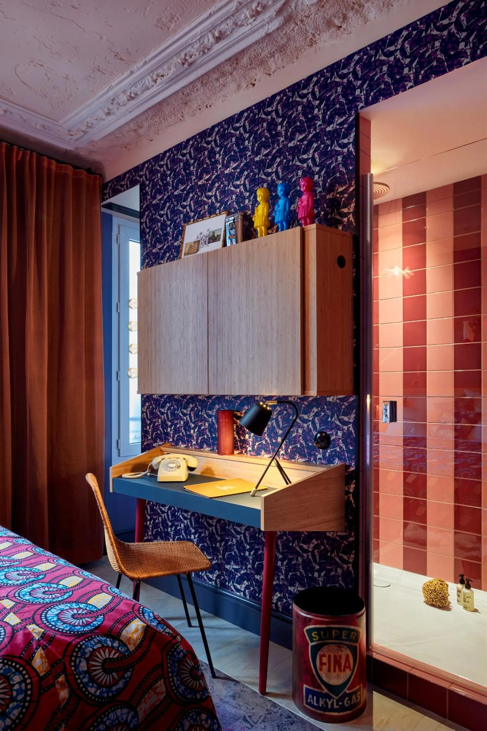 Seating area, Bed in 25hours Hotel Terminus Nord