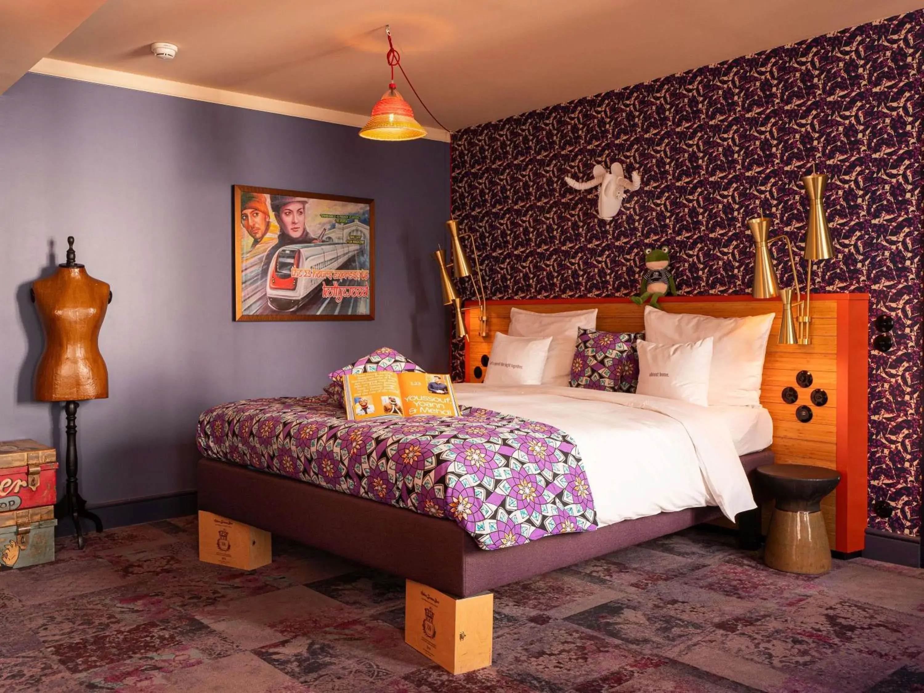 Bedroom, Bed in 25hours Hotel Terminus Nord Bedroom, Bed in 25hours Hotel Terminus Nord