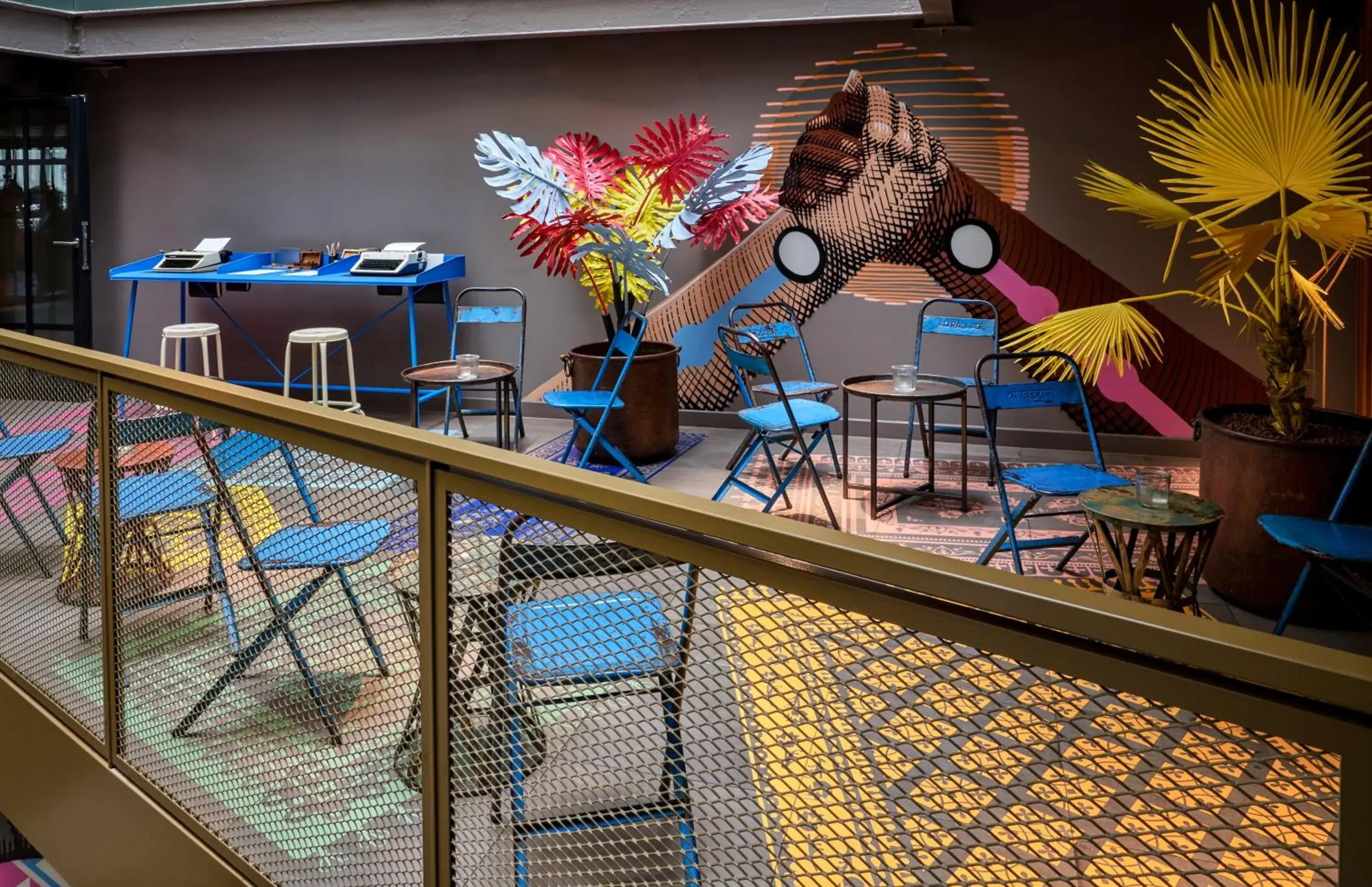 Lounge or bar in 25hours Hotel Terminus Nord Lounge or bar in 25hours Hotel Terminus Nord