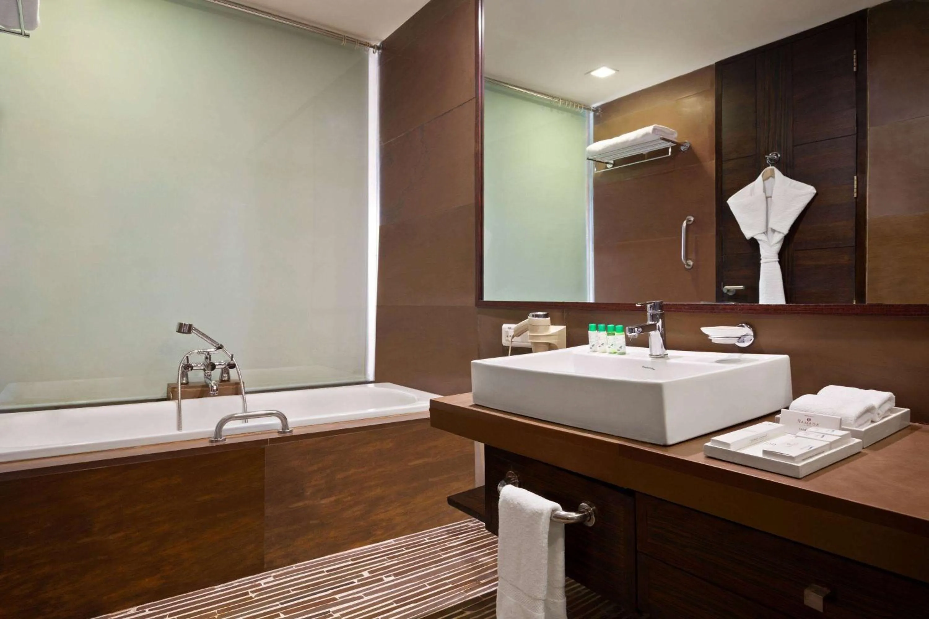 Bathroom, Bed in Ramada Ajmer