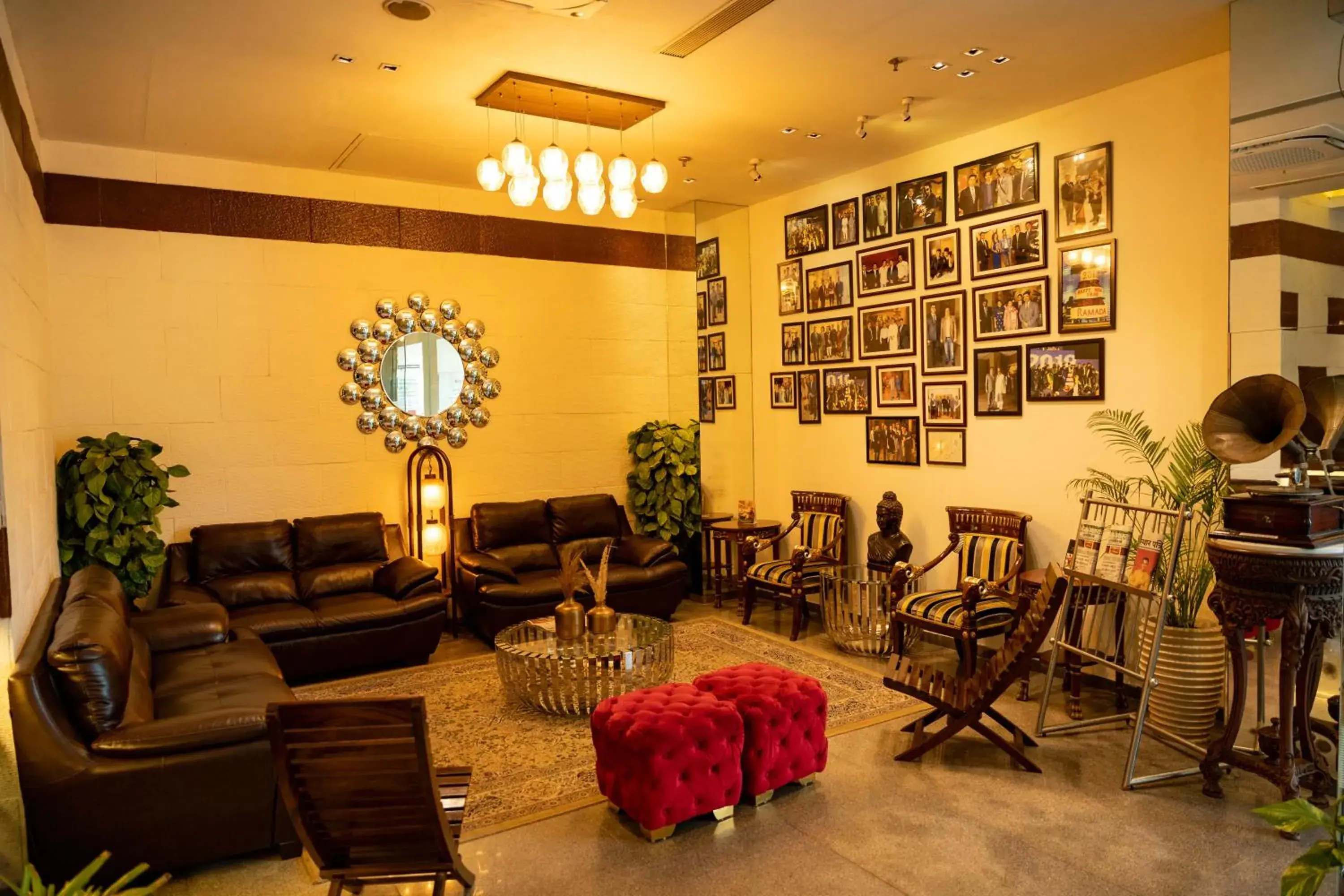 Lobby or reception in Ramada Ajmer Lobby or reception in Ramada Ajmer