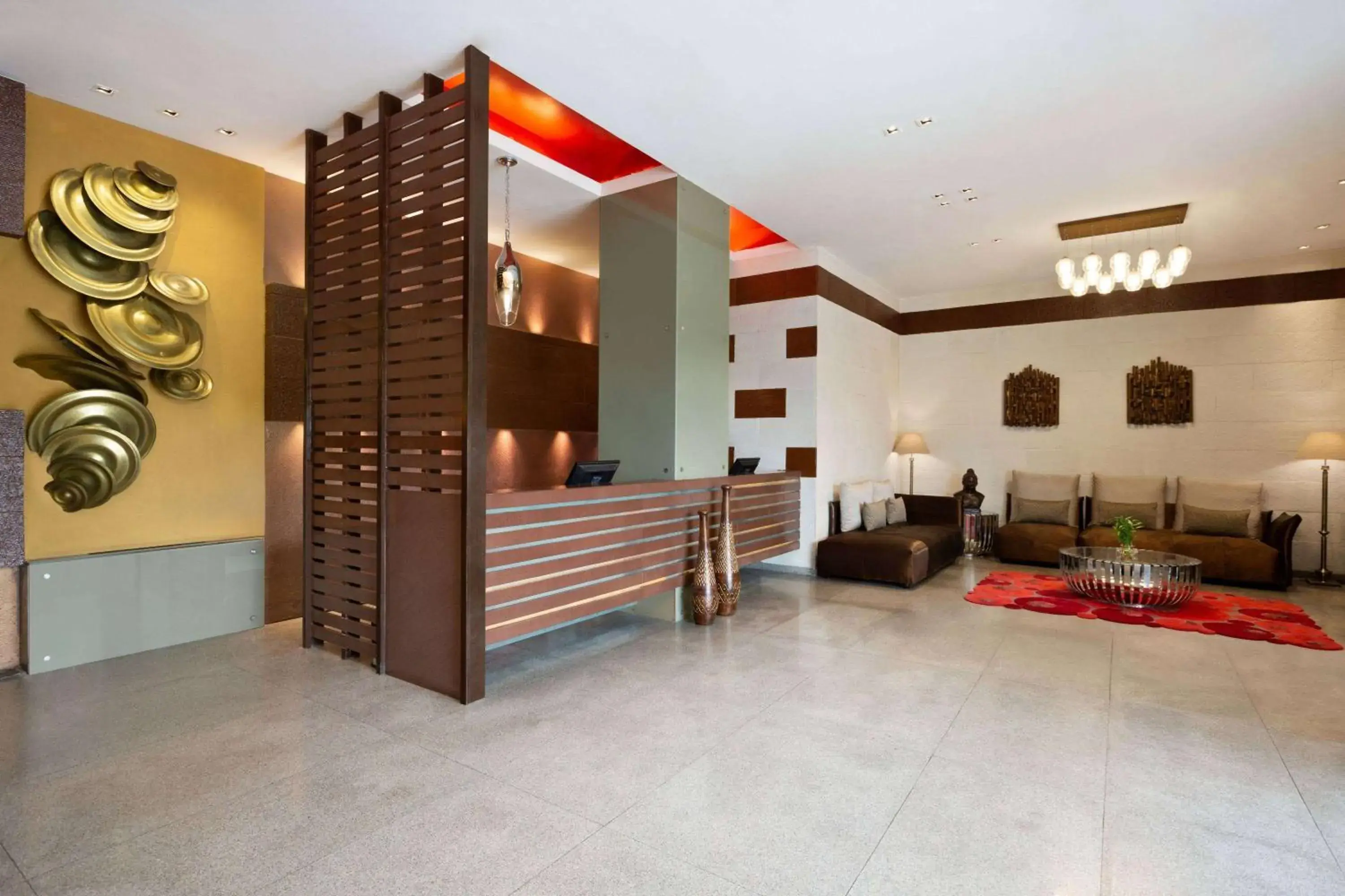 Lobby or reception in Ramada Ajmer Lobby or reception in Ramada Ajmer