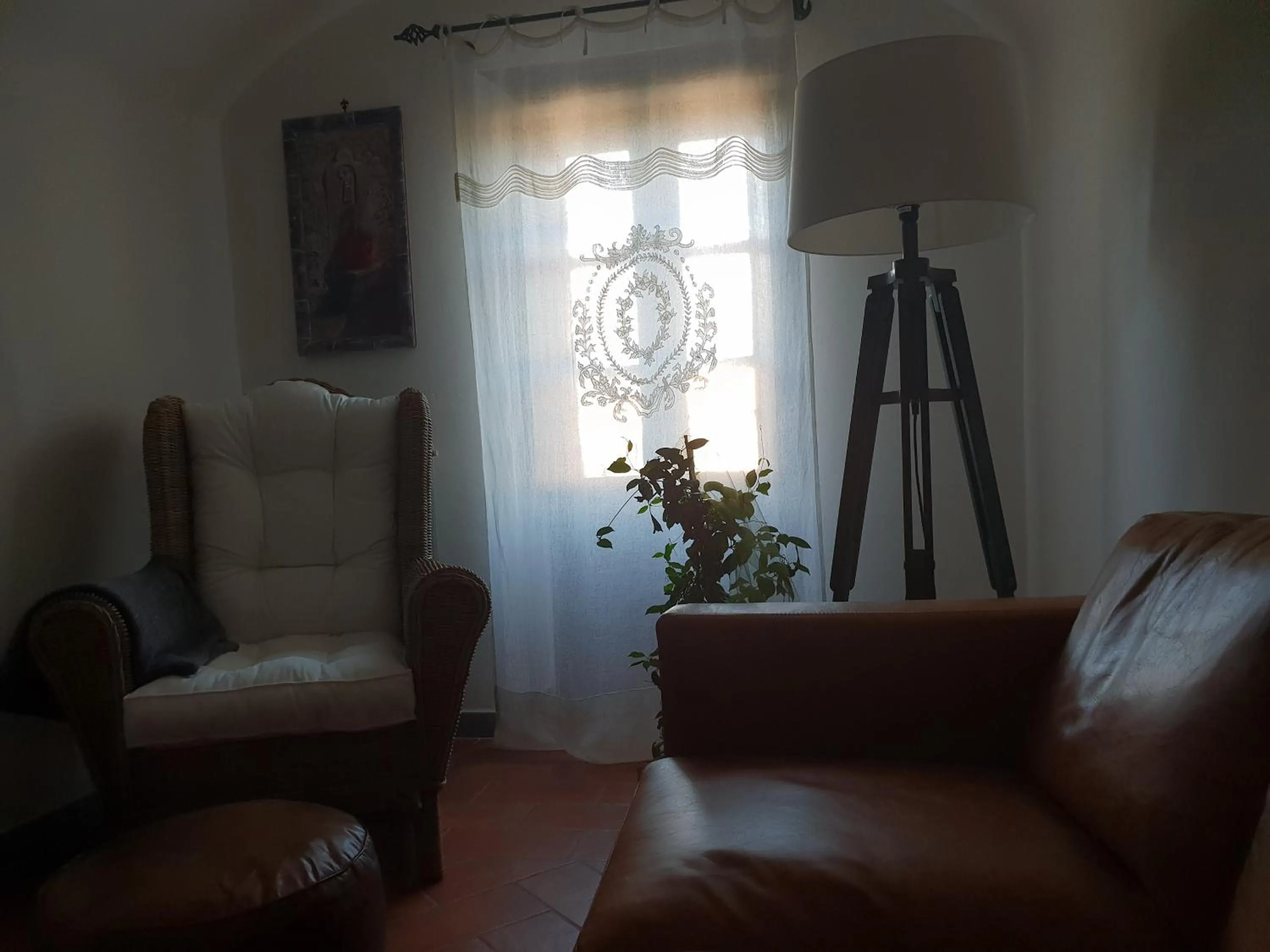 Communal lounge/ TV room in B&B Luna & Stelle