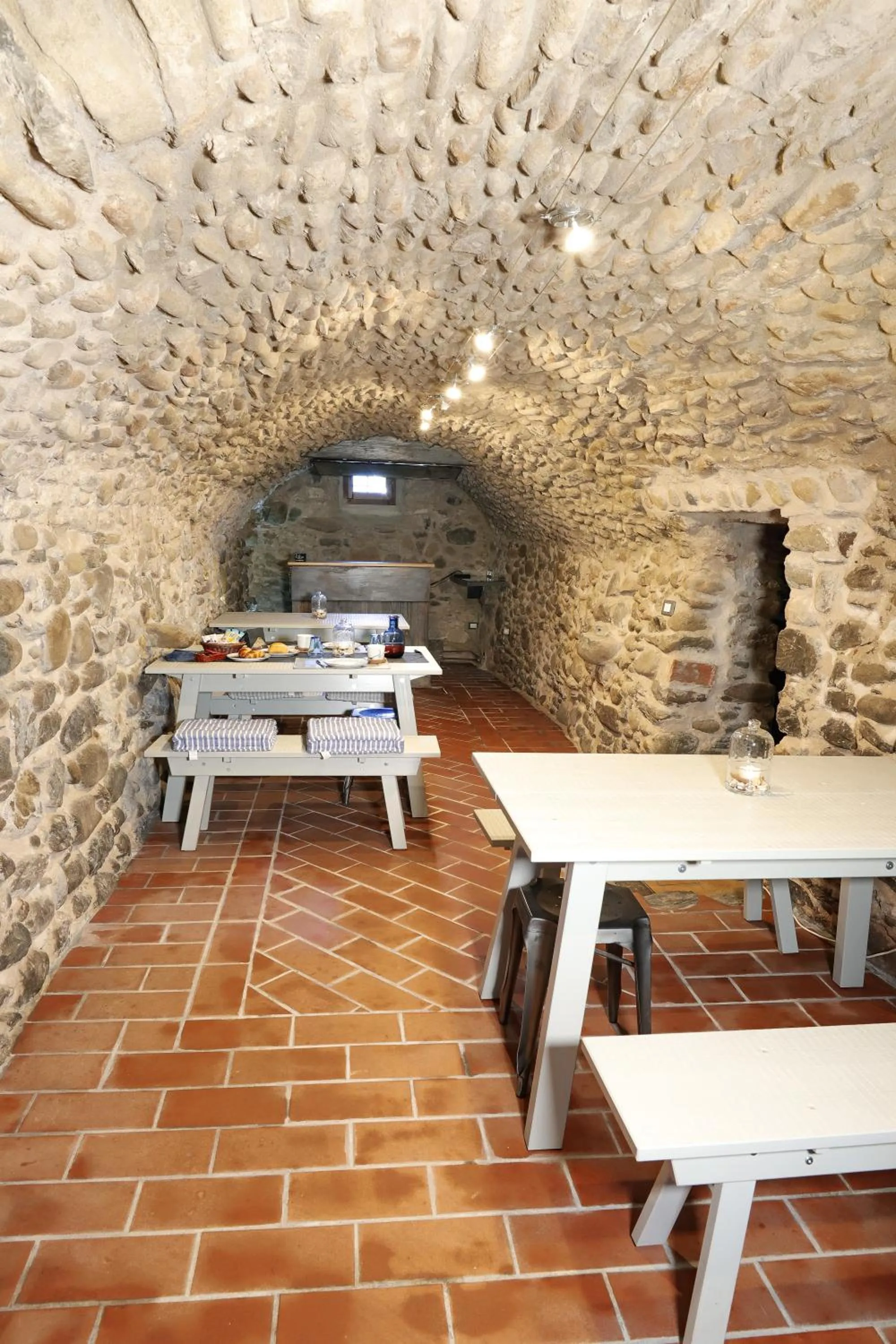 Communal lounge/ TV room in B&B Luna & Stelle