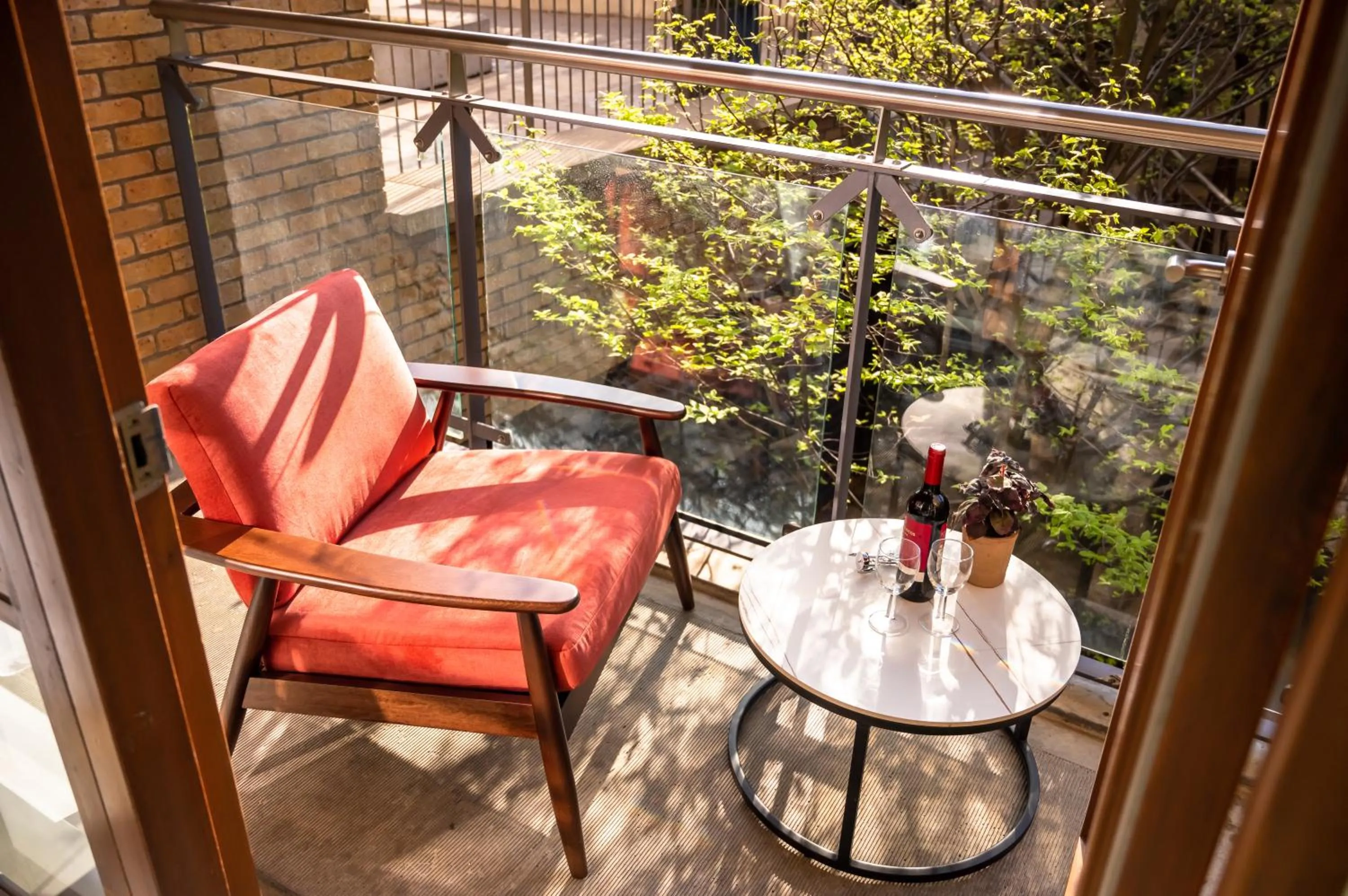 Balcony/Terrace in Staycity Aparthotels Dublin Augustine