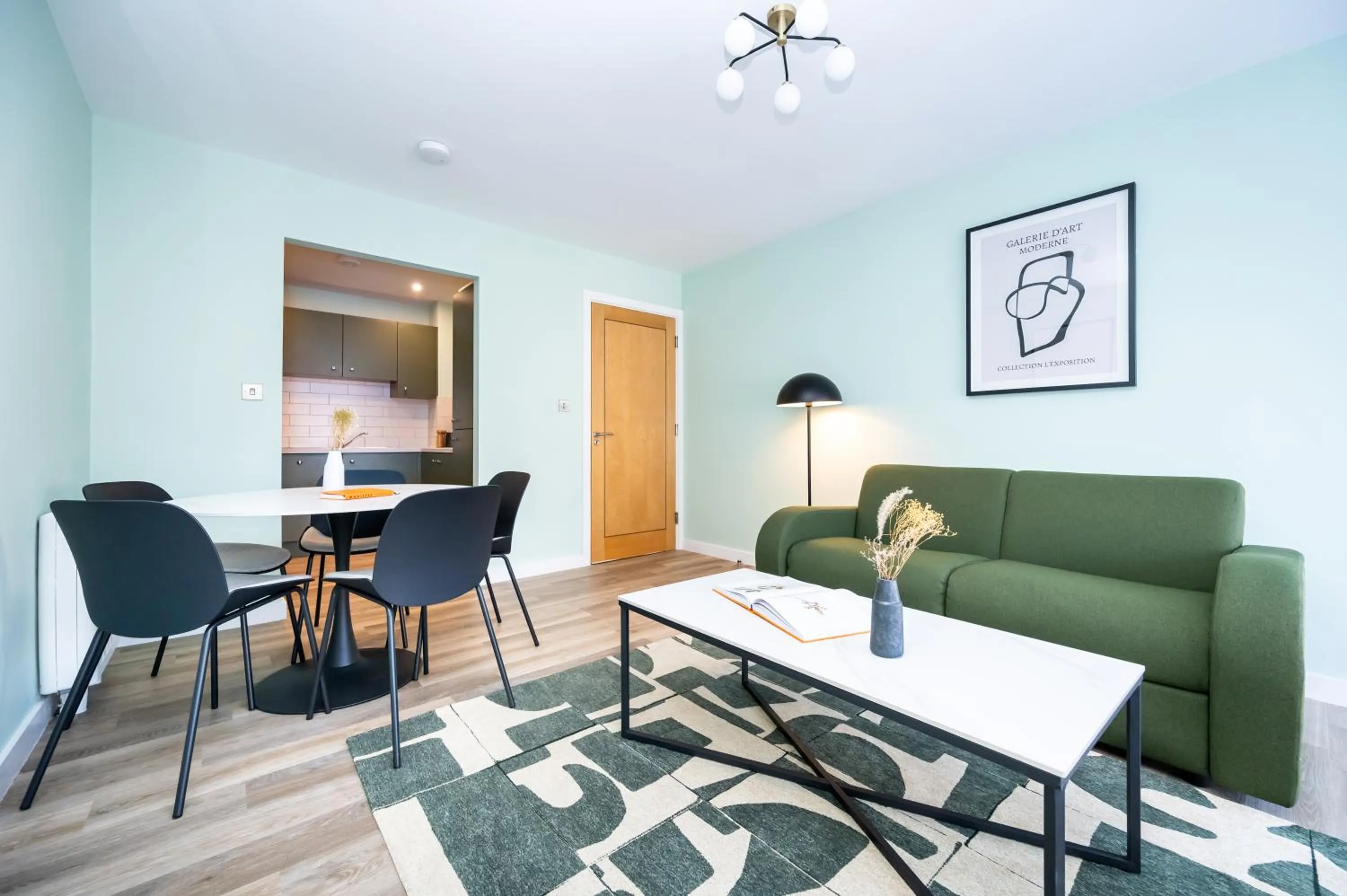 Seating area in Staycity Aparthotels Dublin Augustine