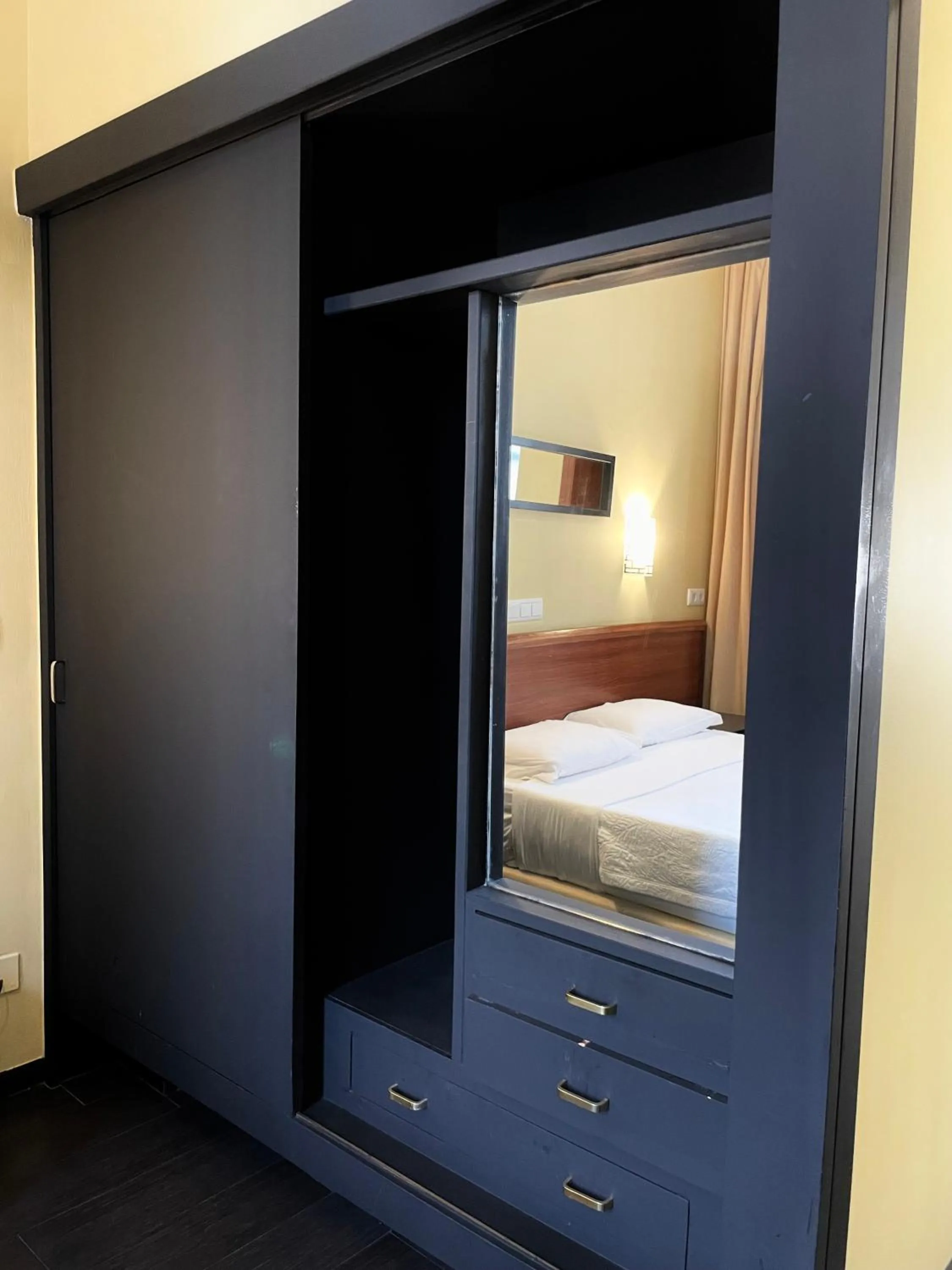 Bed in Hotel Universal