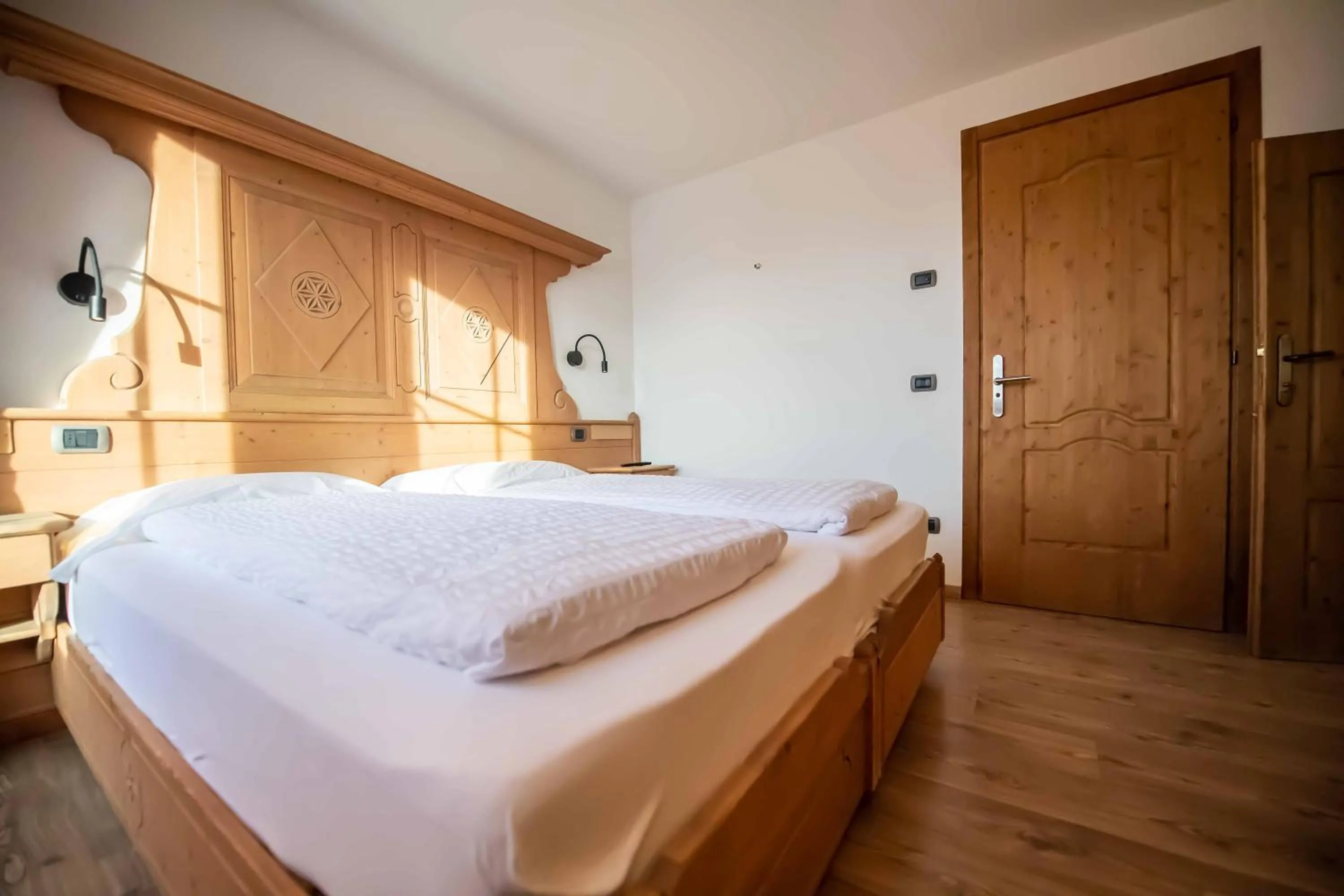 Bed in Alpino Lodge Bivio