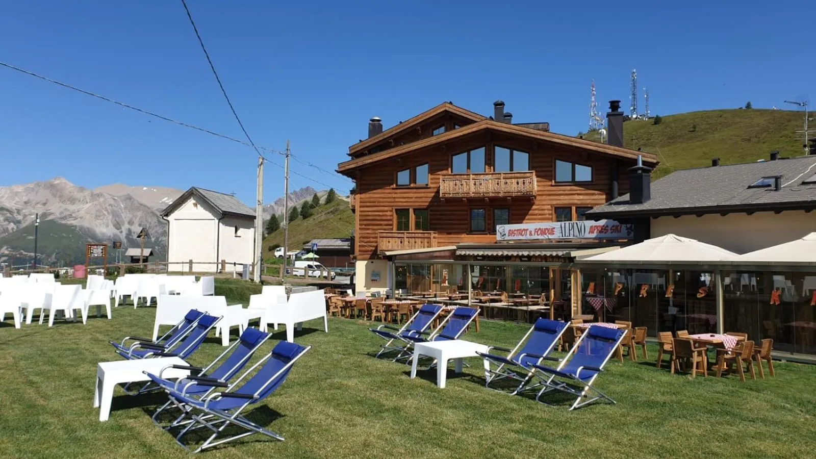 Balcony/Terrace in Alpino Lodge Bivio