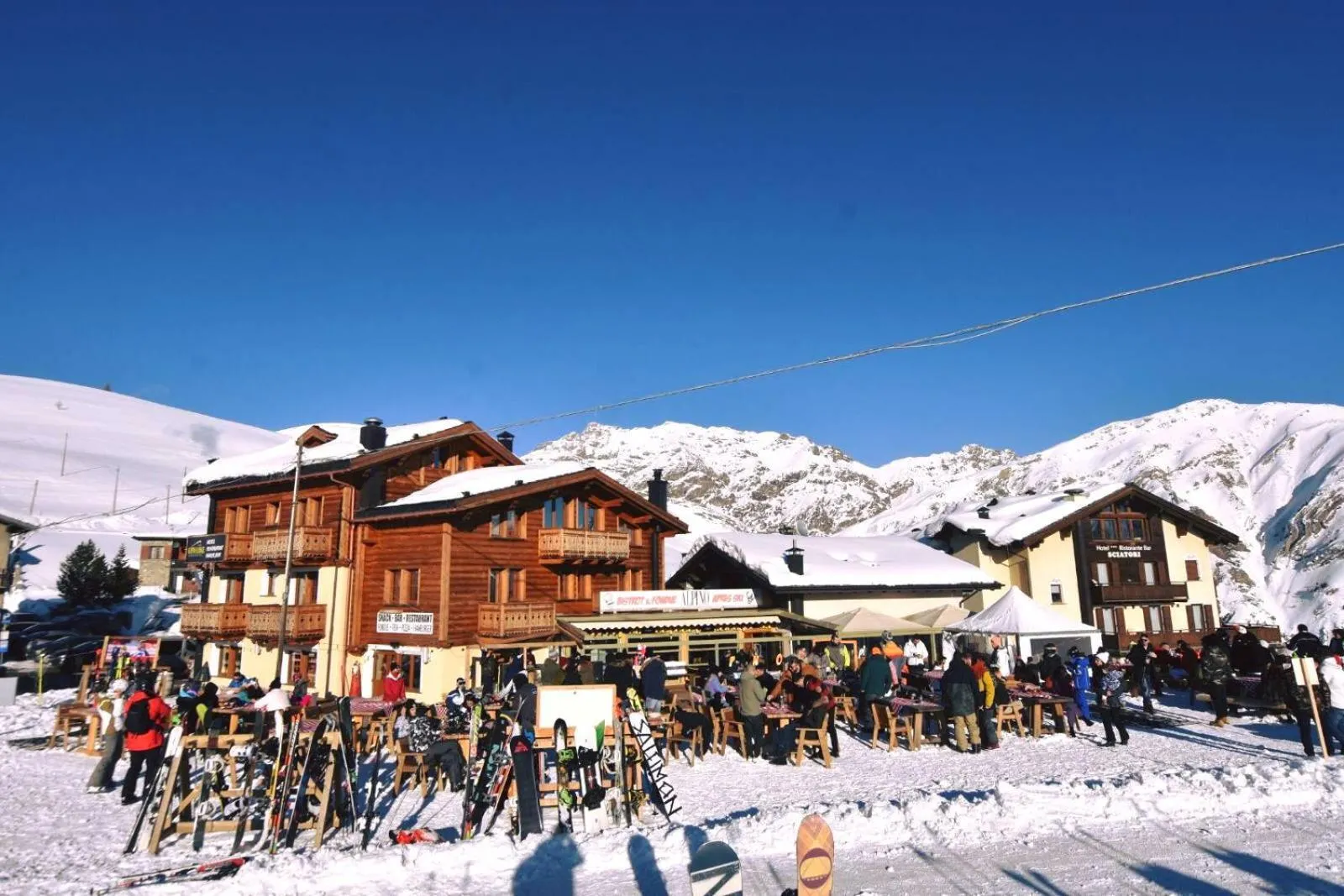 Property building in Alpino Lodge Bivio
